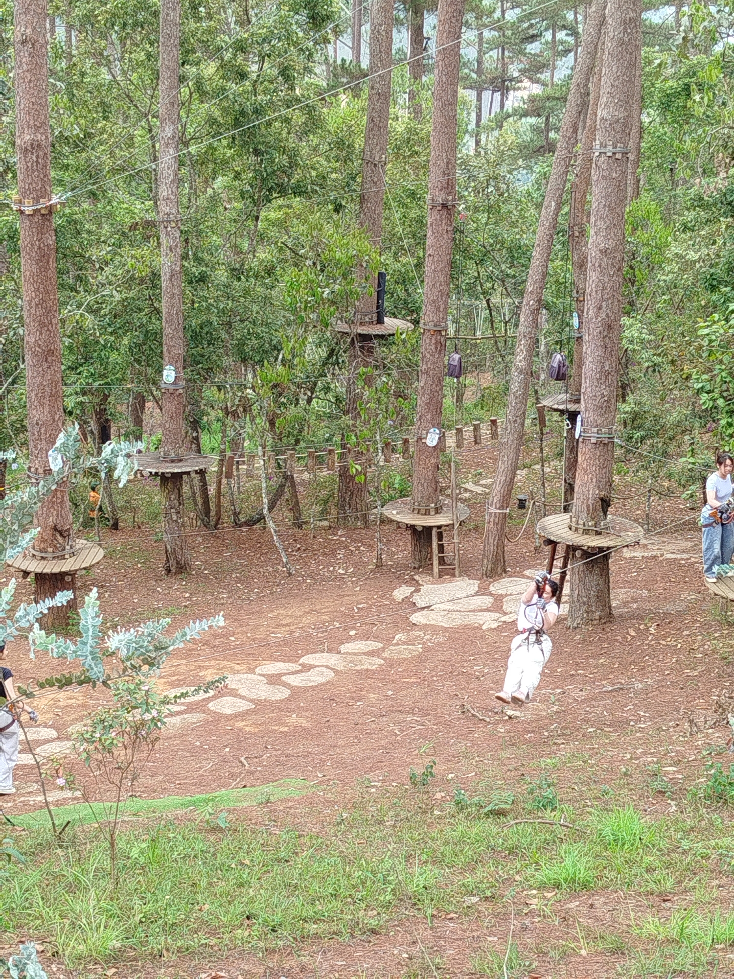 Early morning adventure tourism activities documented in Da Lat