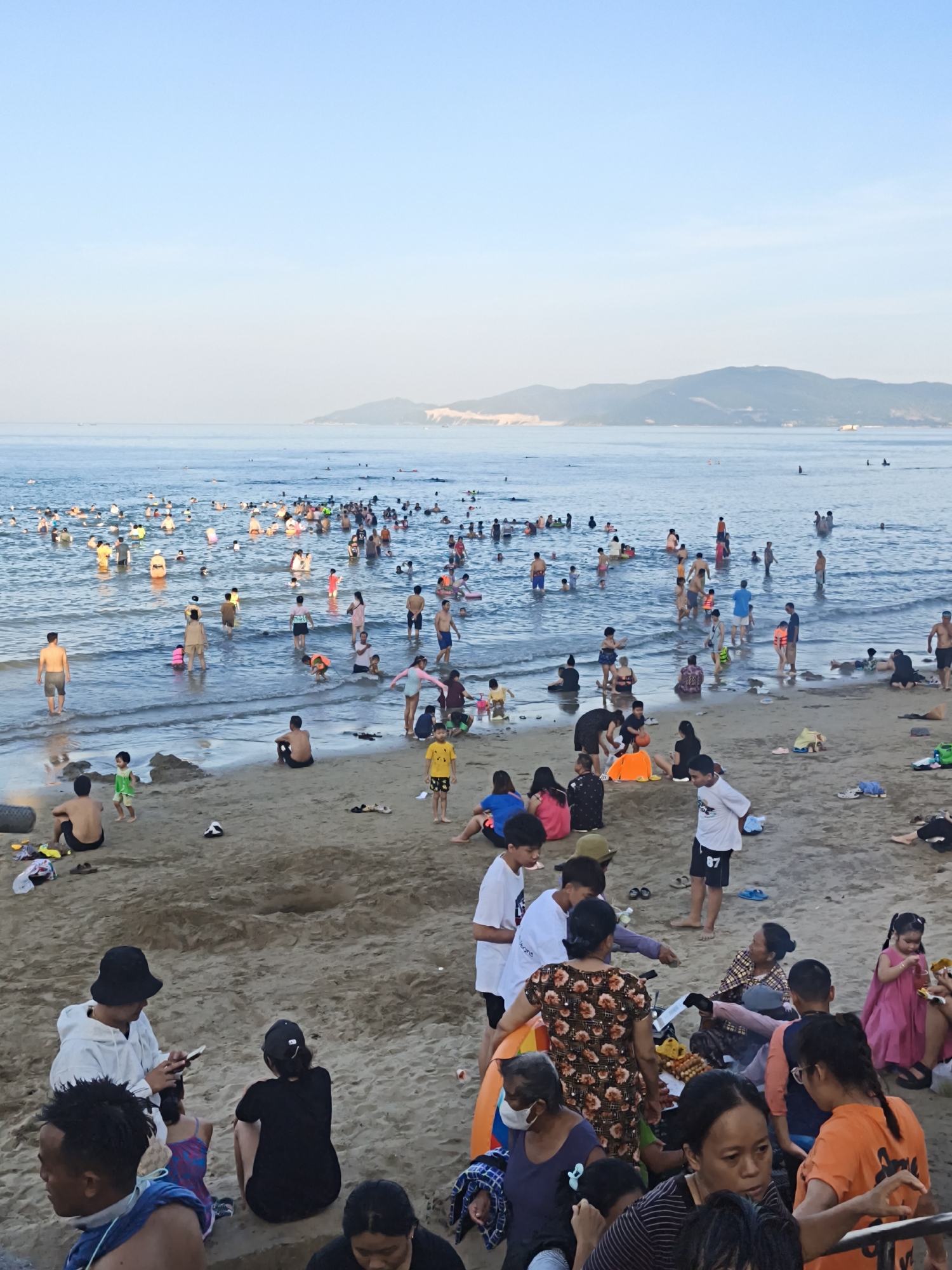 Busy morning across Nha Trang's beaches and city streets