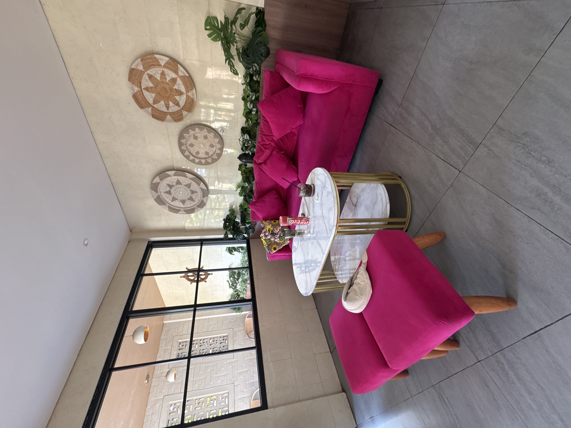 Restaurant dining spaces documented in Kuta, Indonesia morning