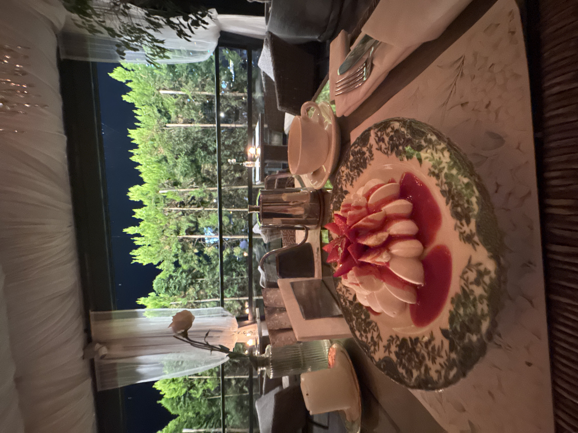 Dinner and a night stroll around Batumi's waterfront district