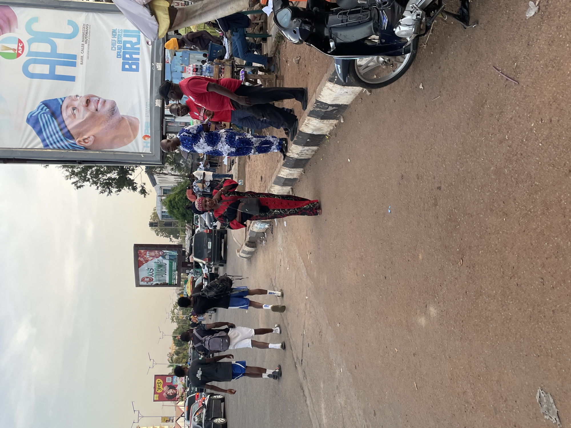 Busy street life documented across Jos, Nigeria area