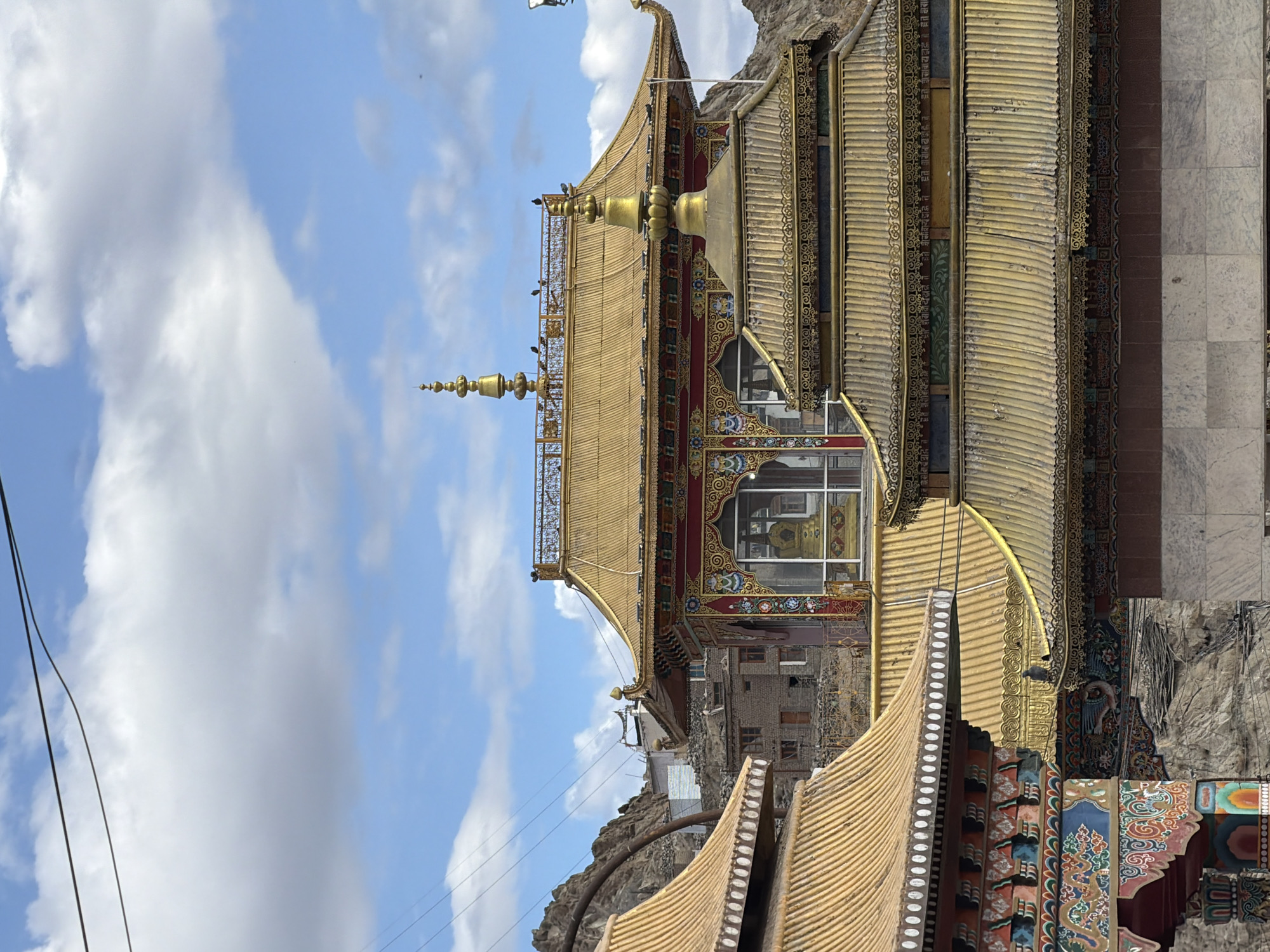 Tibetan Buddhist landmarks and street scenes across Leh, Ladakh