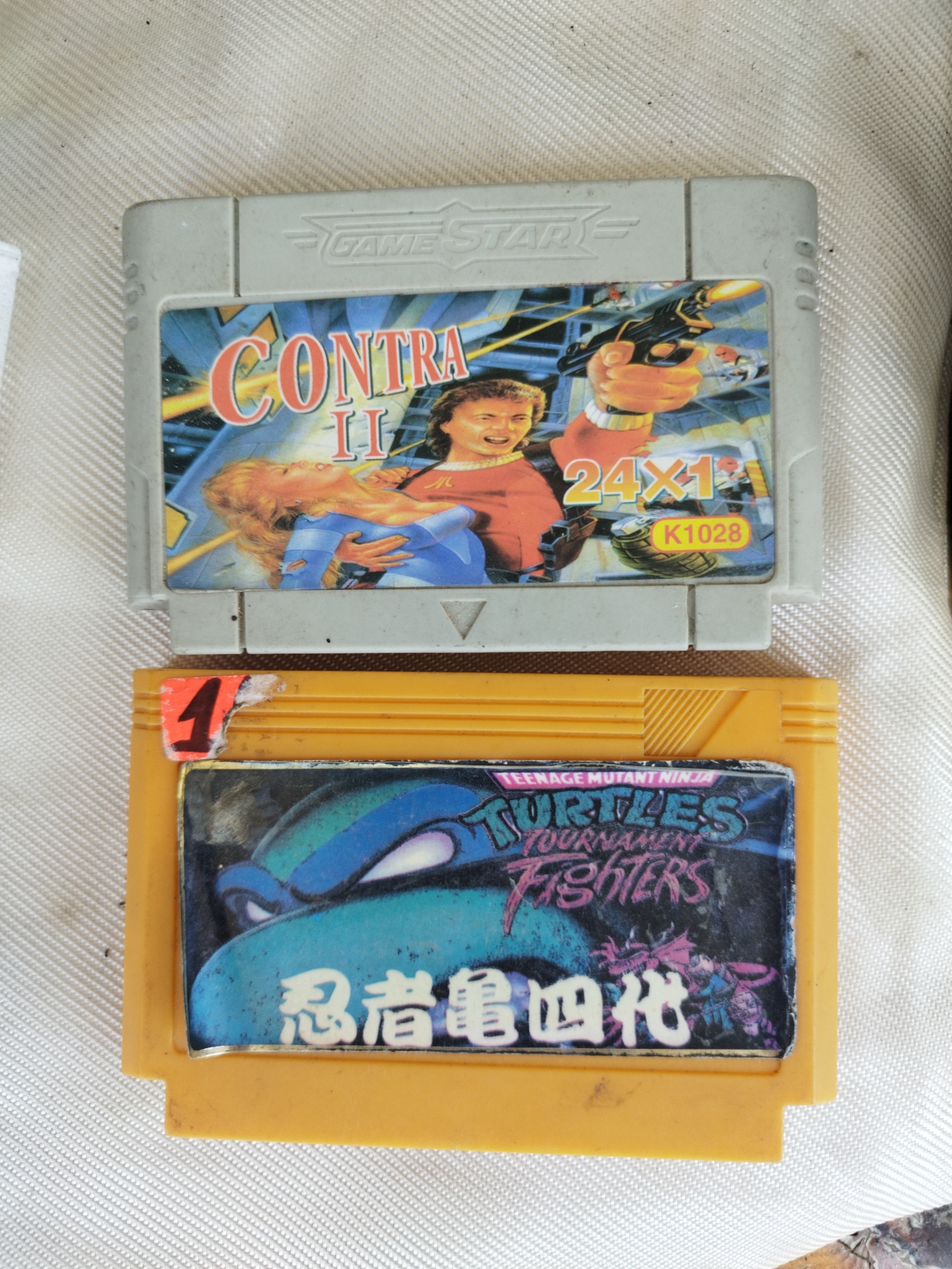 Bootleg video game cartridges documented in Kranevo, Bulgaria