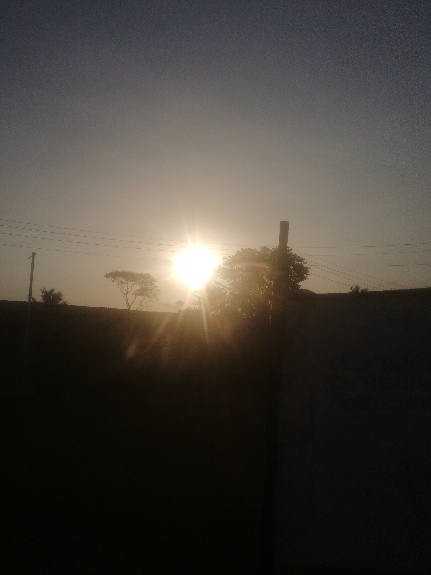 Dusty afternoon scenes documented across unknown location