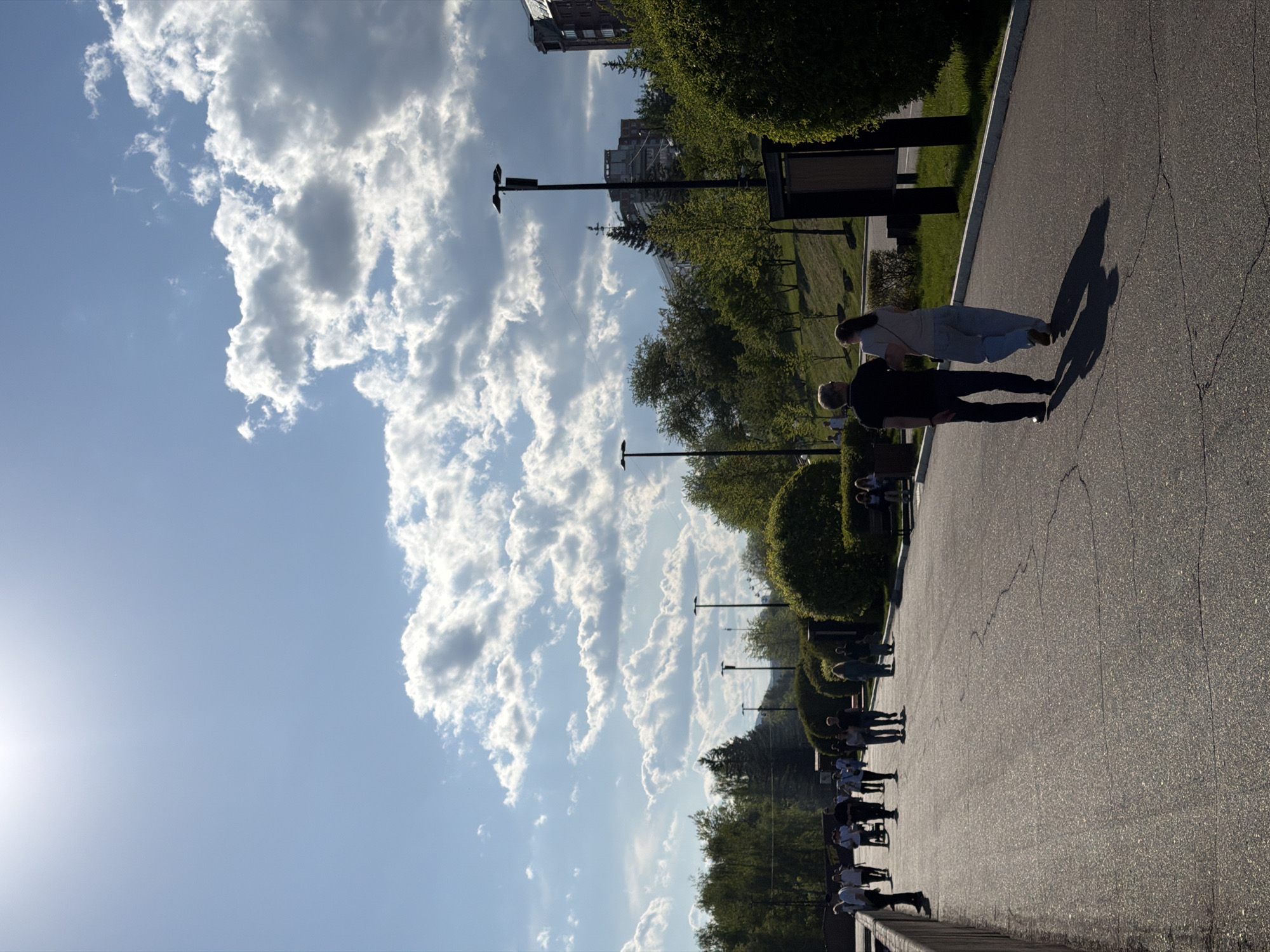 Daily life scenes captured across Krasnoyarsk on sunny morning