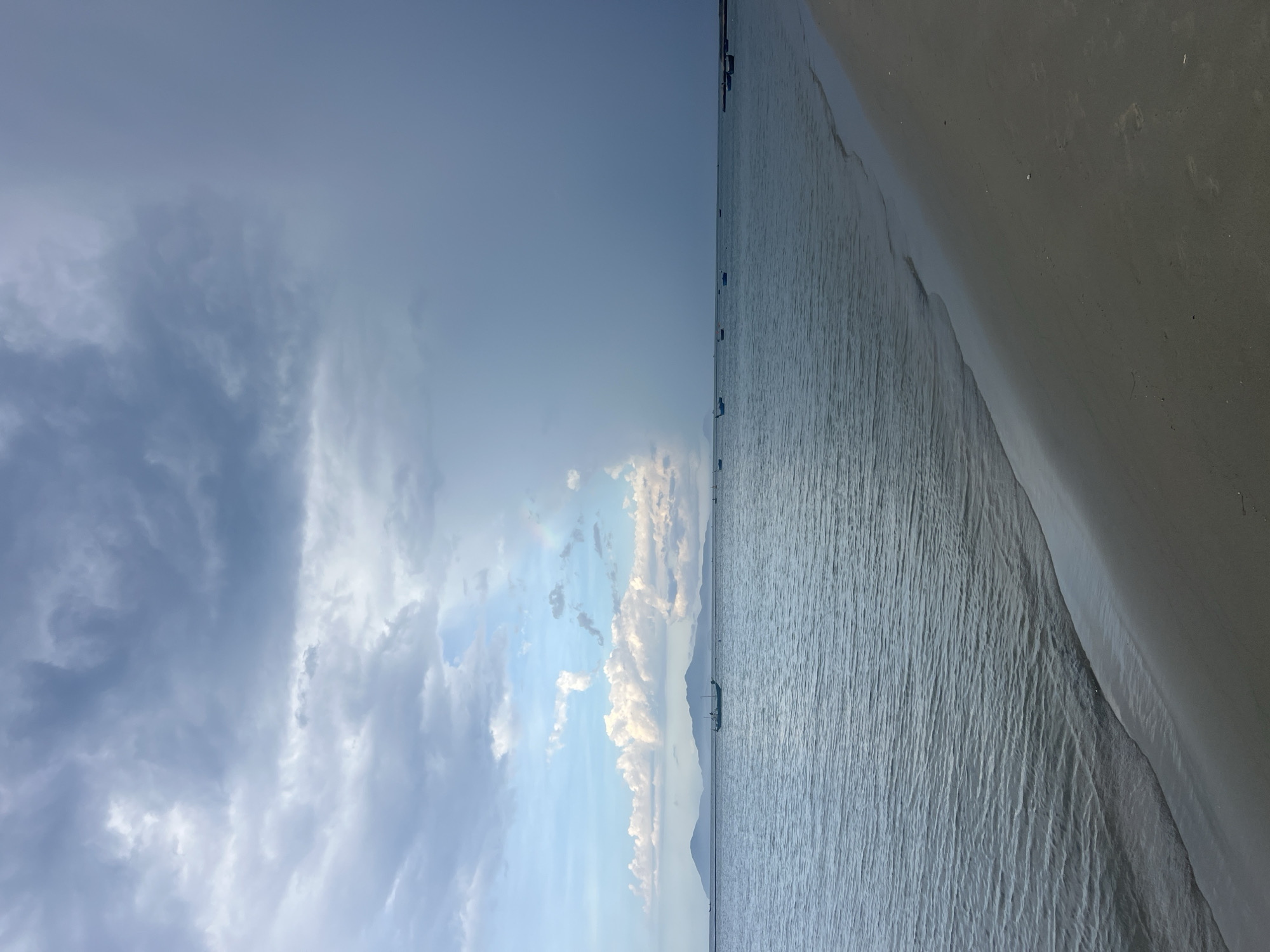Overcast morning on the beach near Hoi An, Vietnam