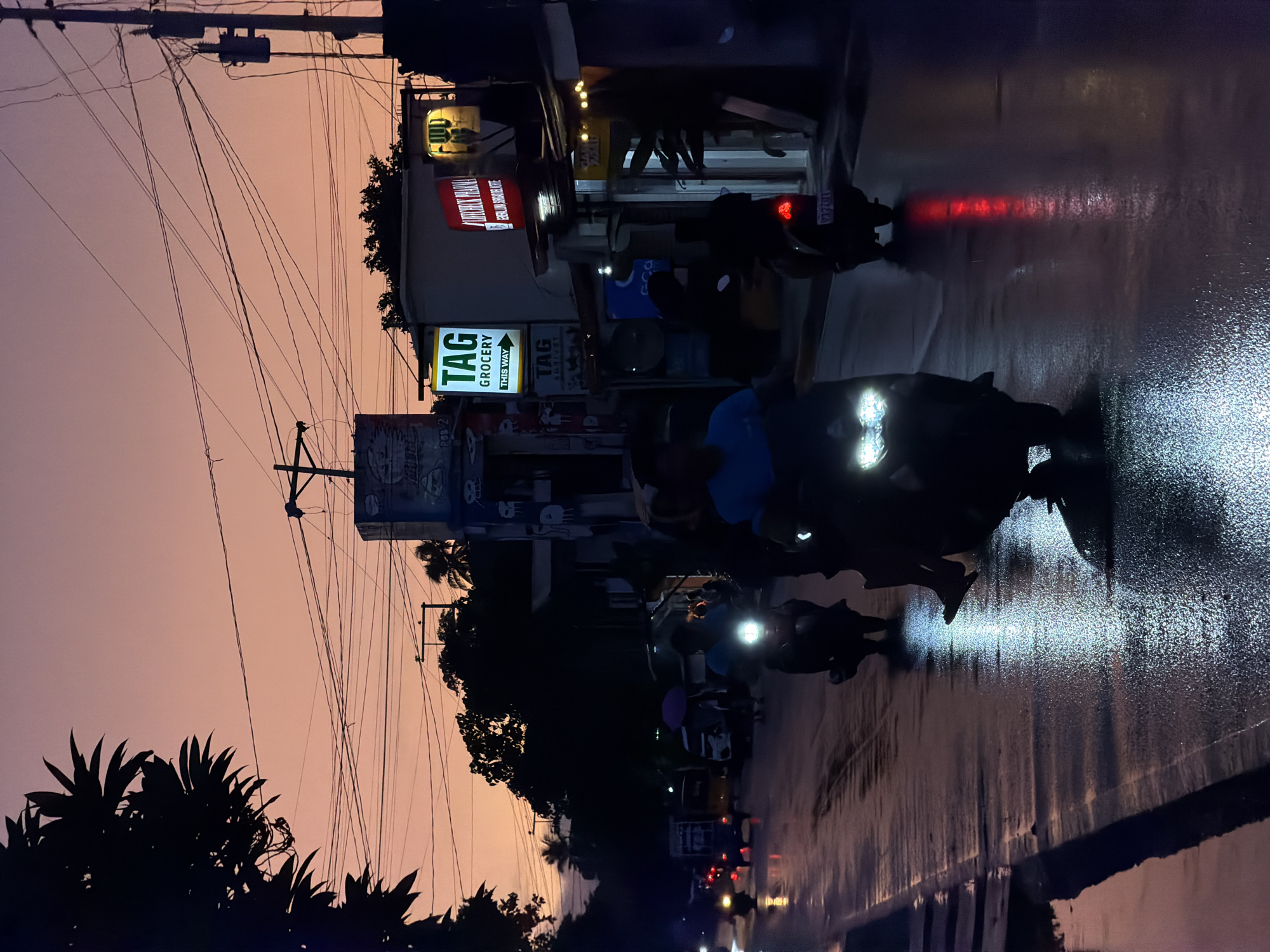 Evening scenes captured in General Luna during sunset hours
