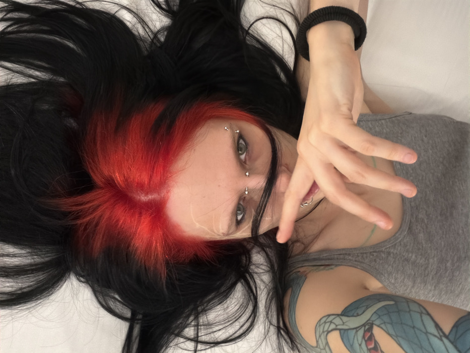 Red-haired individual documented in photo series across Plovdiv, Bulgaria