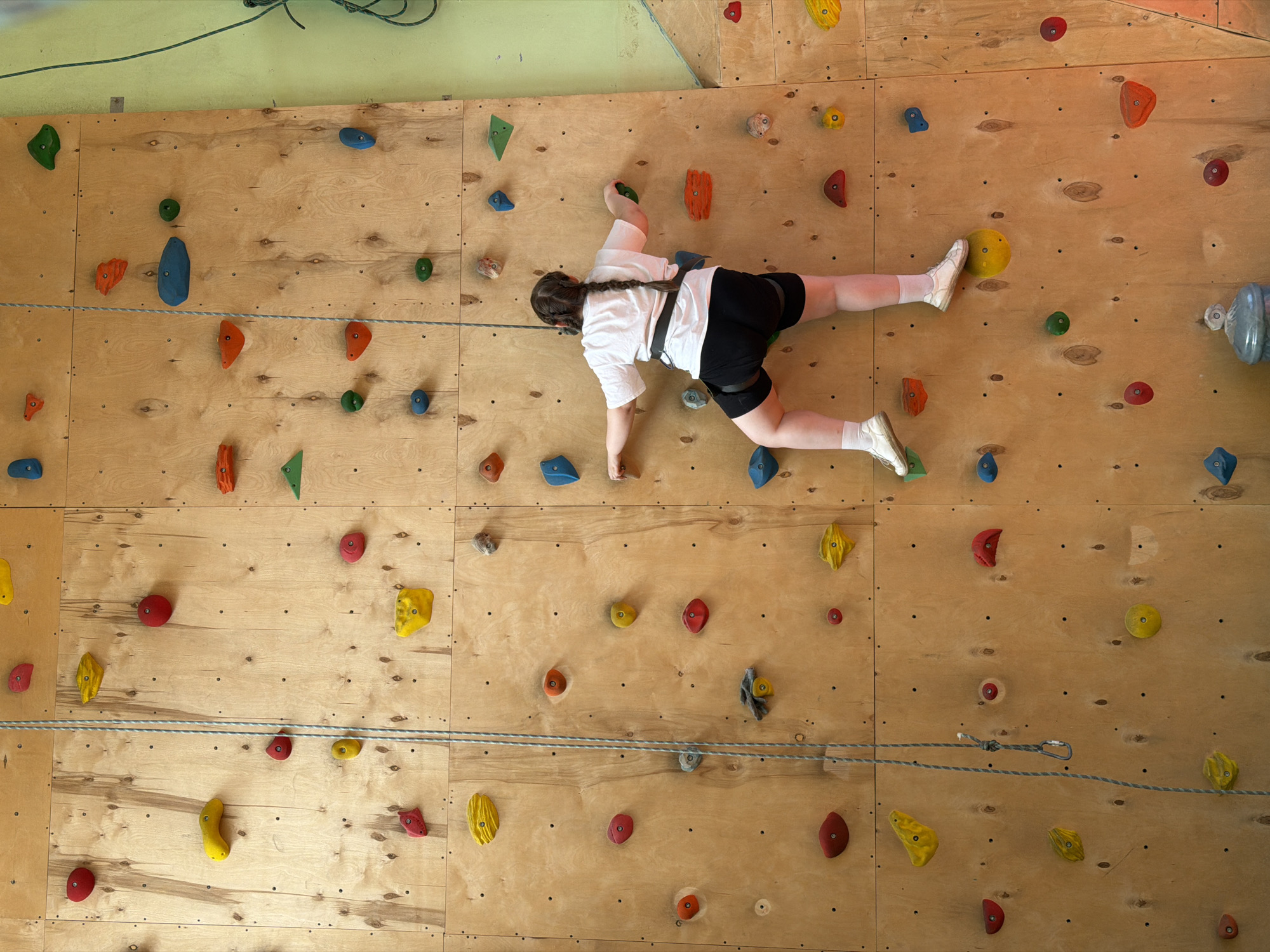 Morning climbing session captured at Izhevsk indoor facility