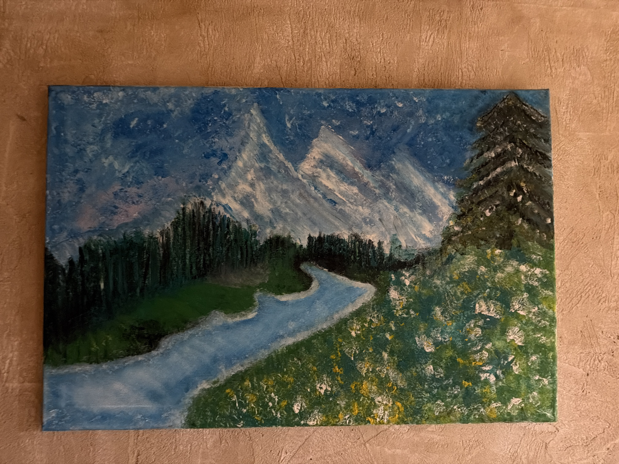 Art exhibition documented in Goristsikhe, Georgia