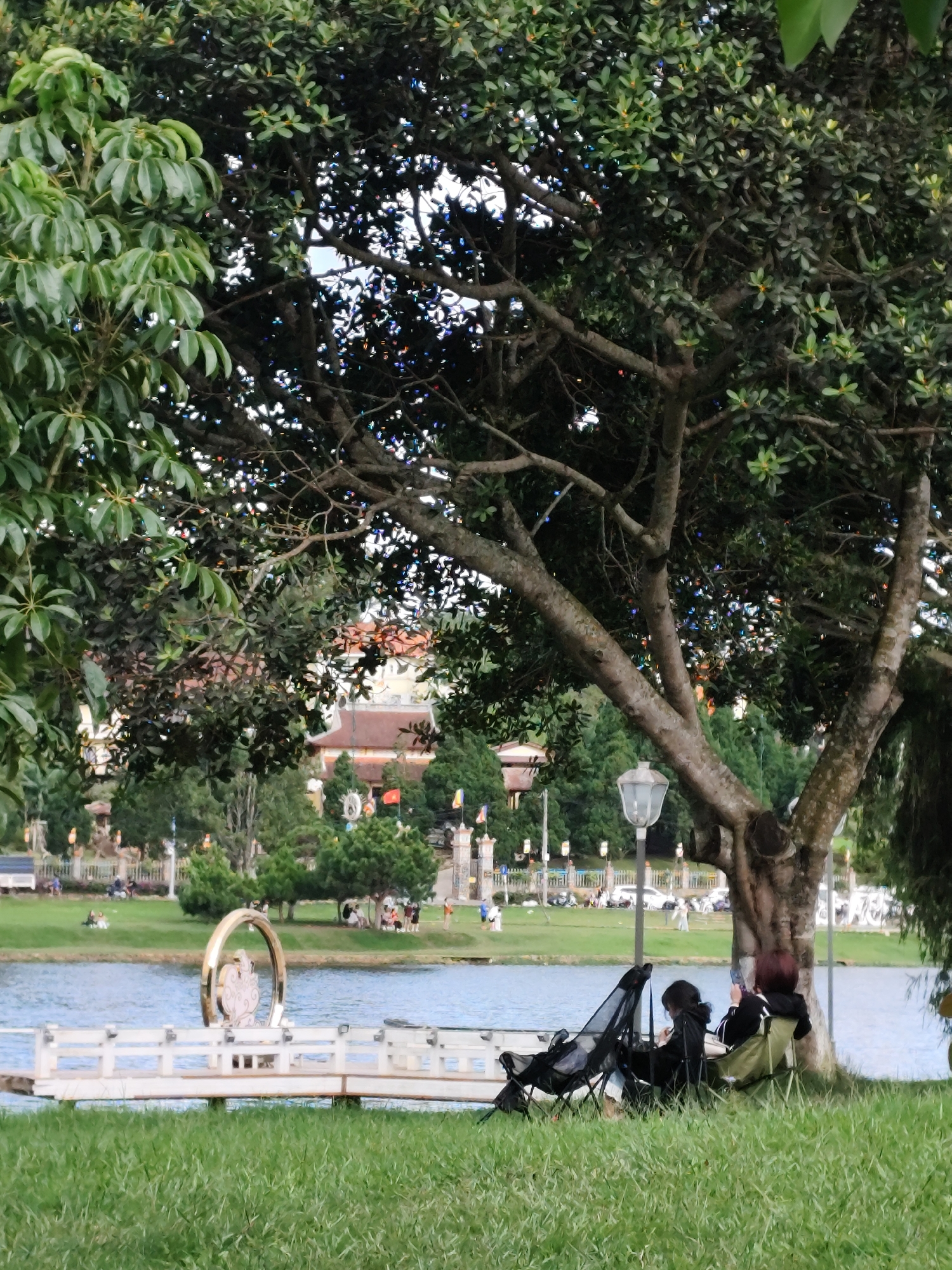 Relaxed morning at Đà Lạt's Xuân Hương Lake