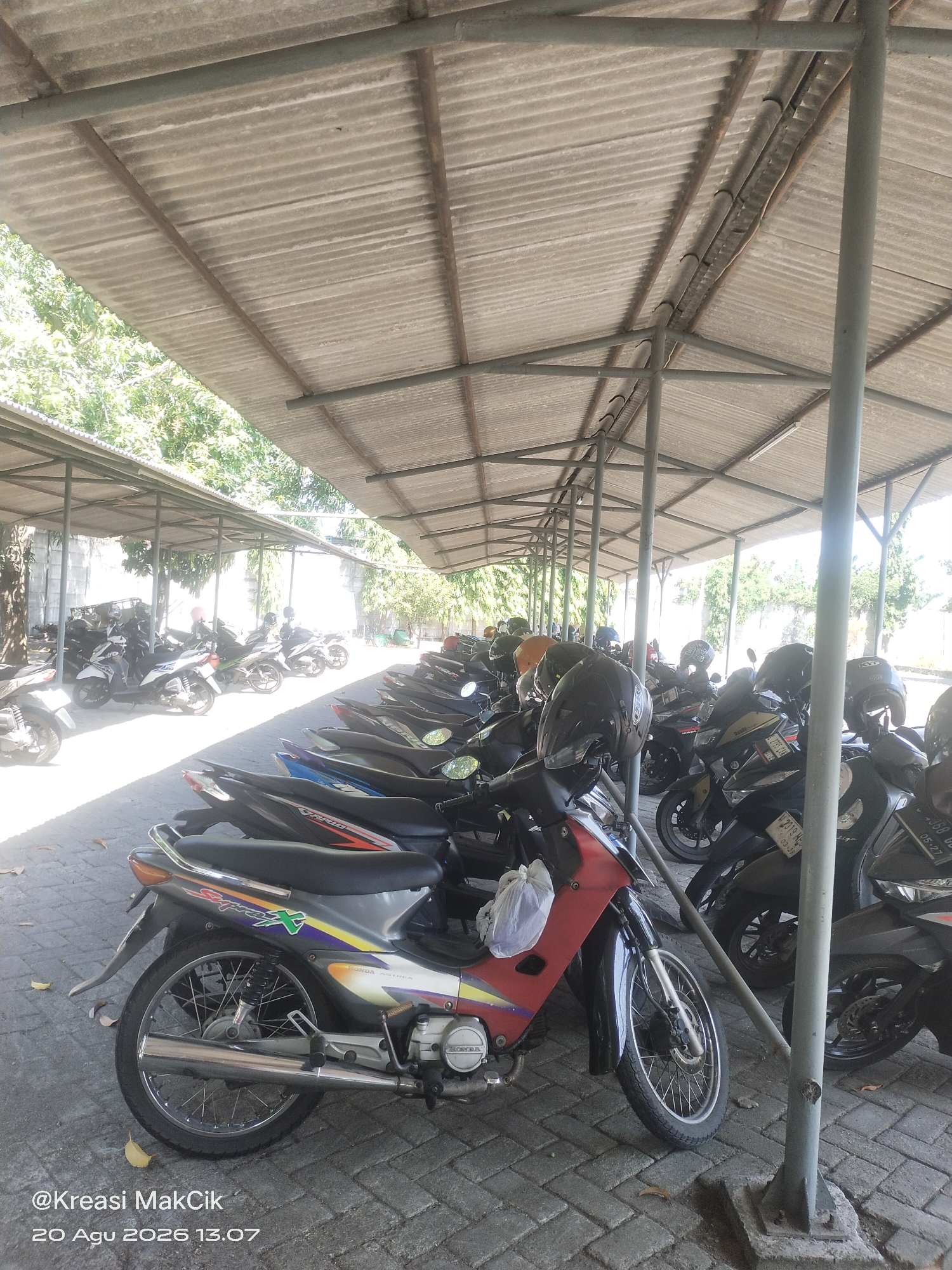 Morning walkthrough of a modern Surabaya building complex