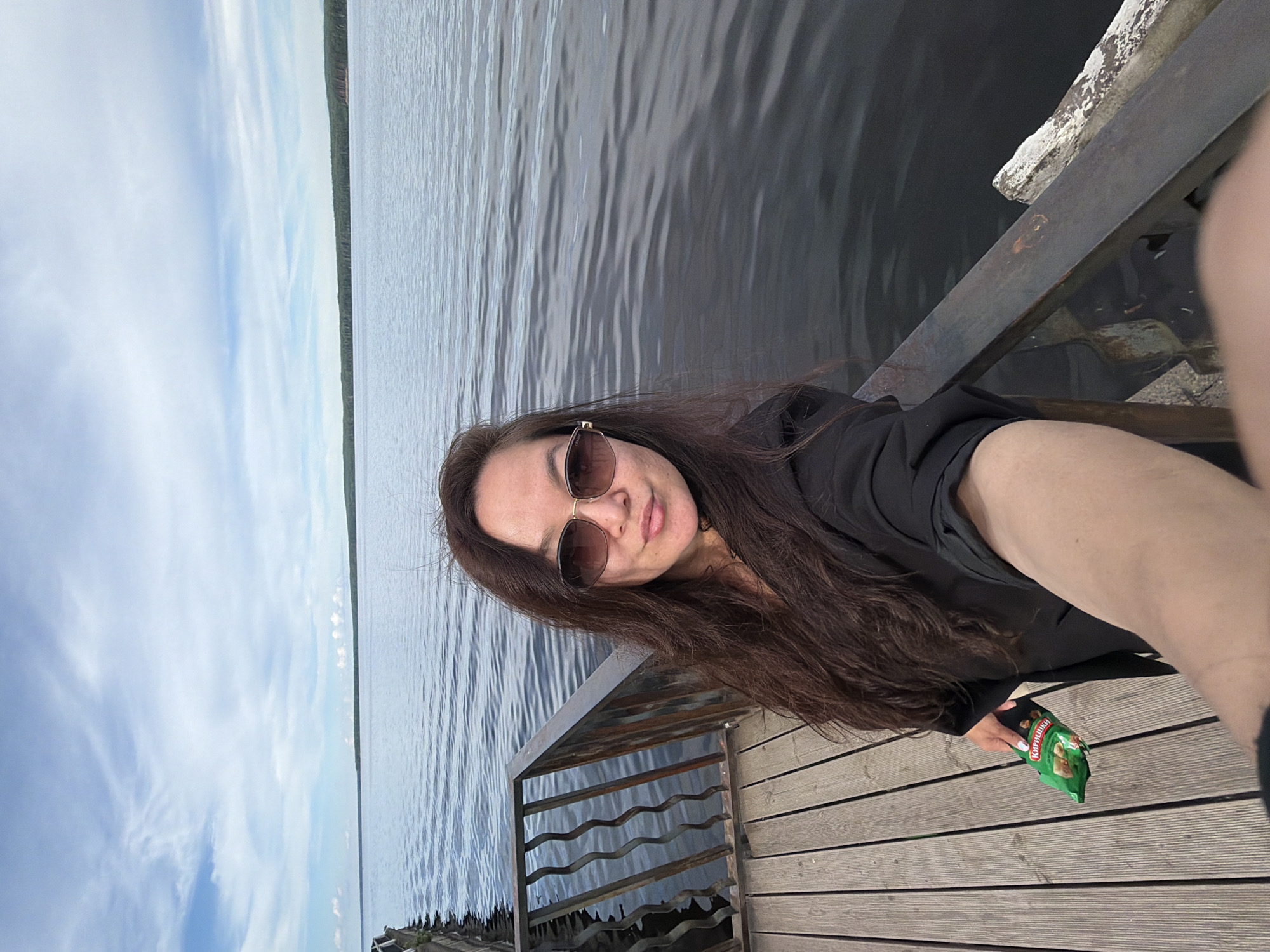 Afternoon along the Kama River waterfront in Chaikovsky