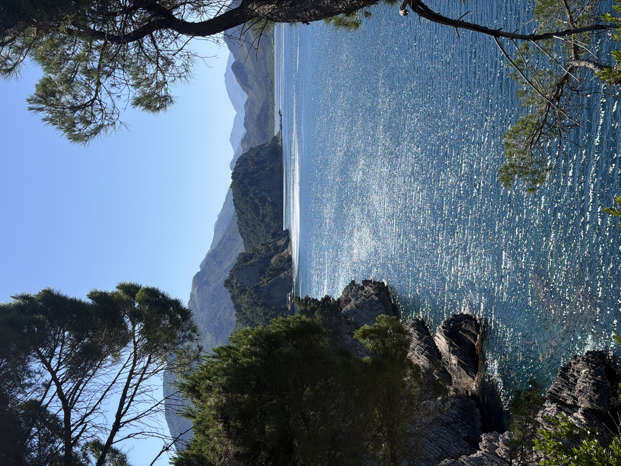 Sunny morning coastal scenes captured in Mirište, Montenegro
