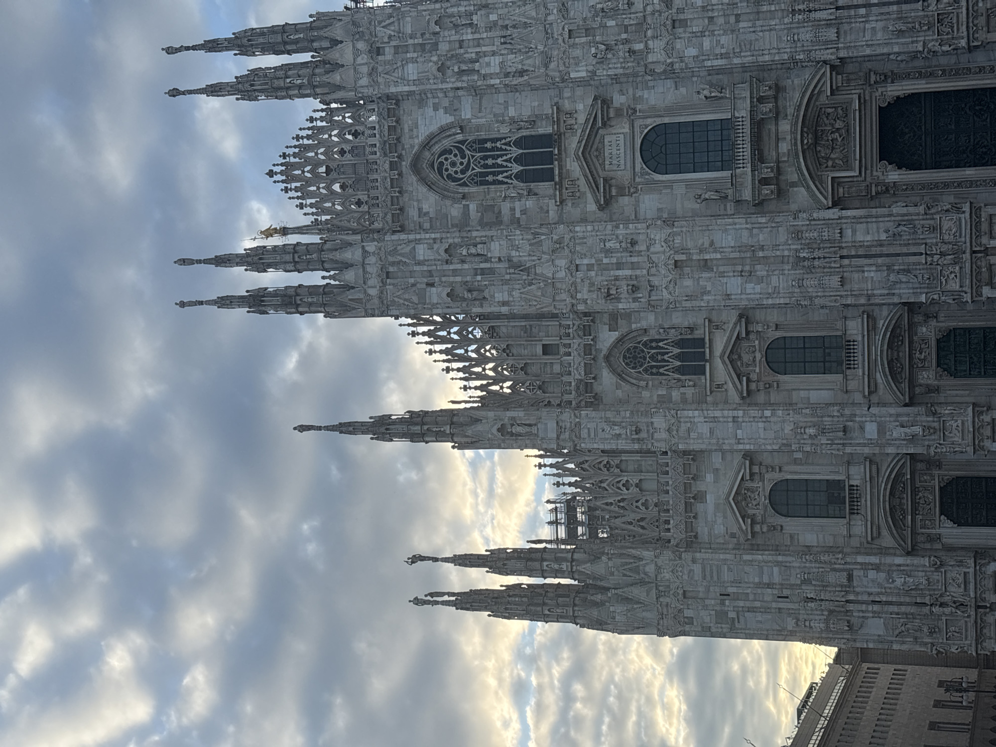 Milan's Duomo and Galleria up close on a July morning