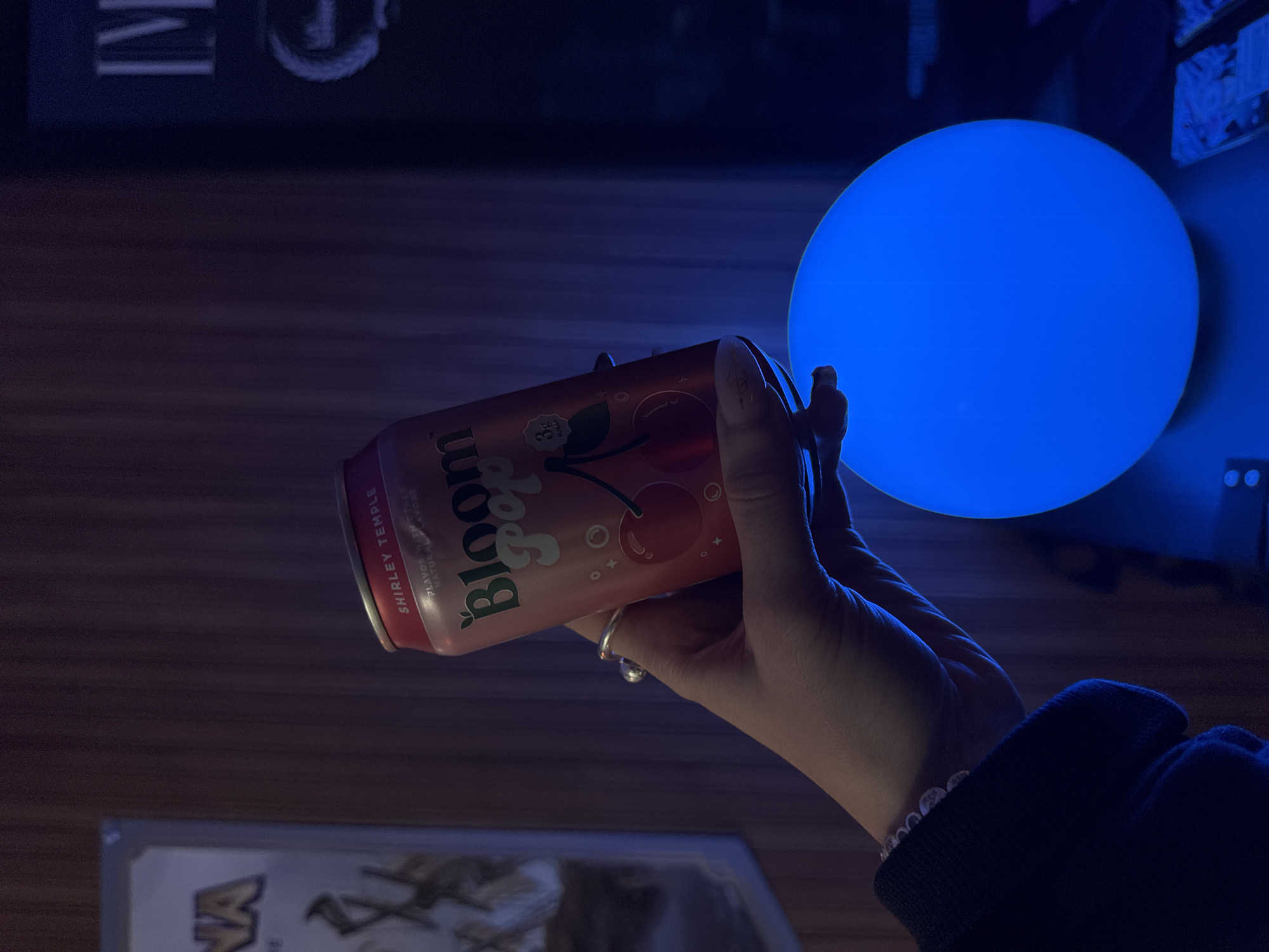 Late-night Shirley Temple soda moment captured in Los Angeles