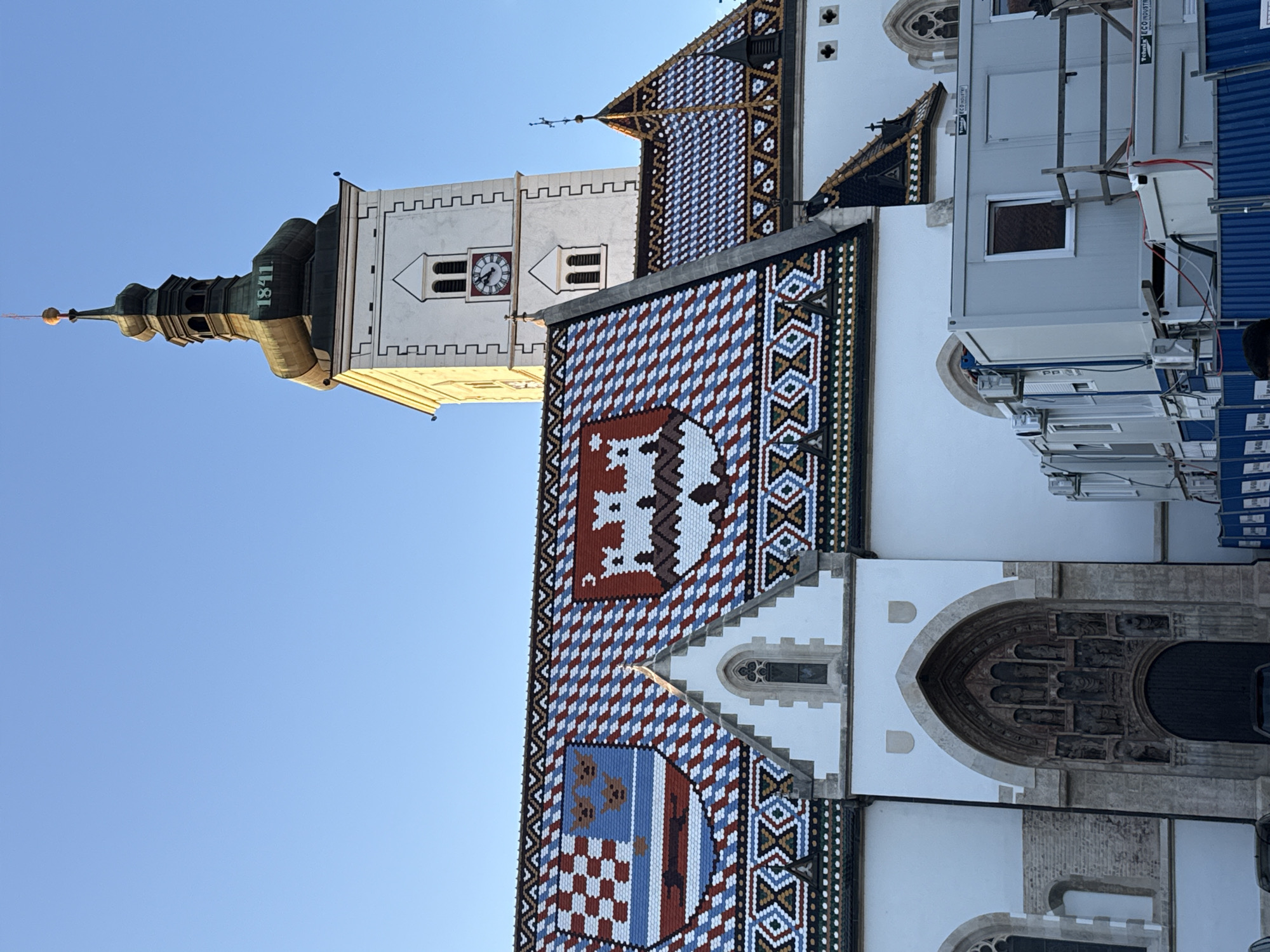 Wedding celebration documented in Zagreb's historic Upper Town