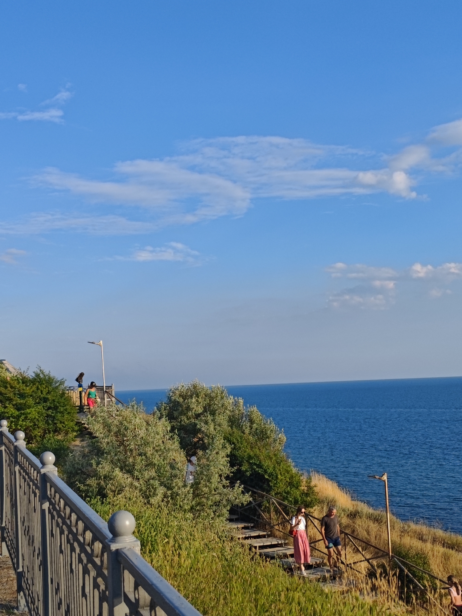 Anapa's Black Sea coast on a sunny summer afternoon