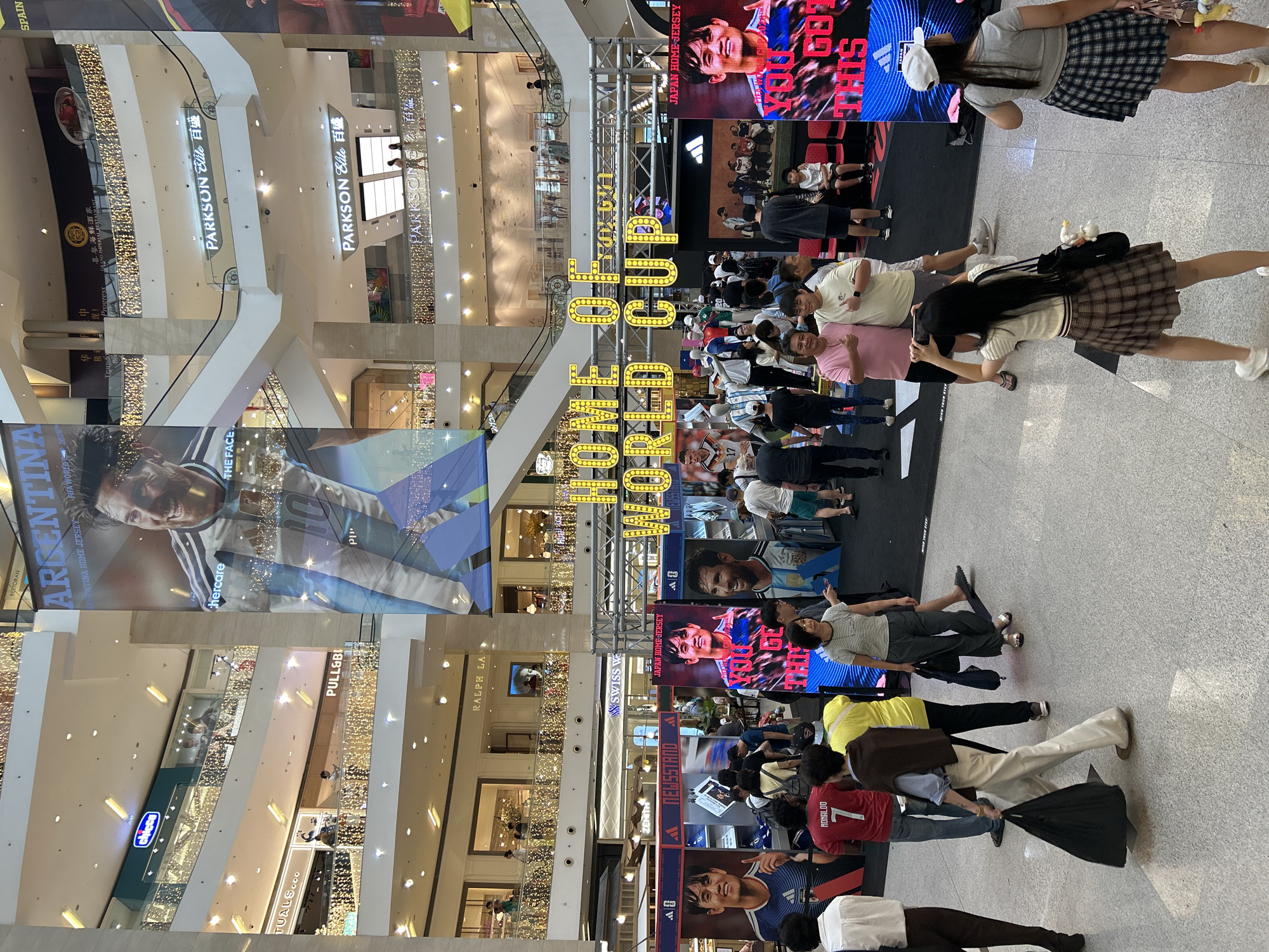 FIFA World Cup promotional displays observed across Kuala Lumpur malls