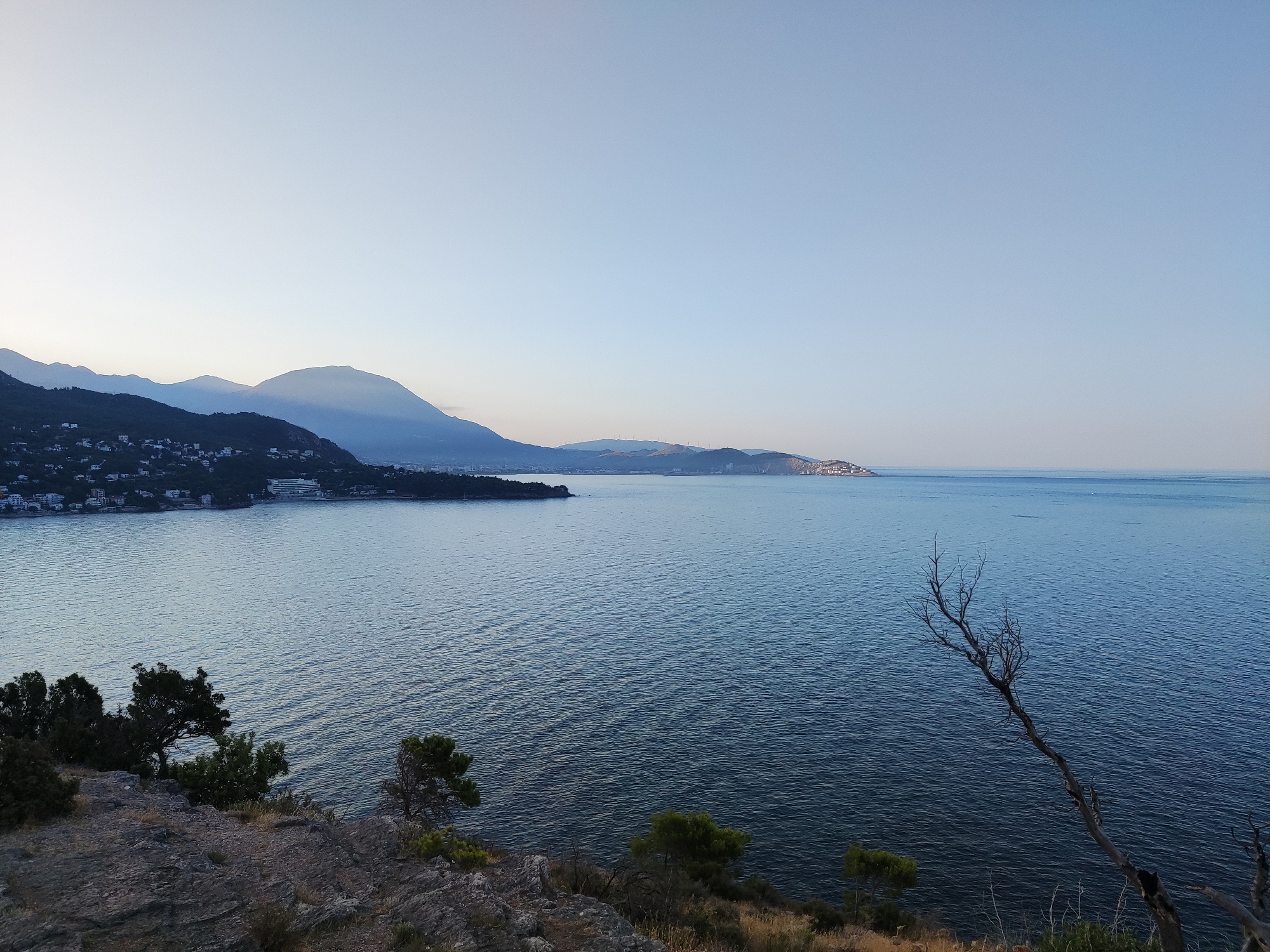 Dawn exploration of Sutomore's coastline, ruins, and a morning coffee