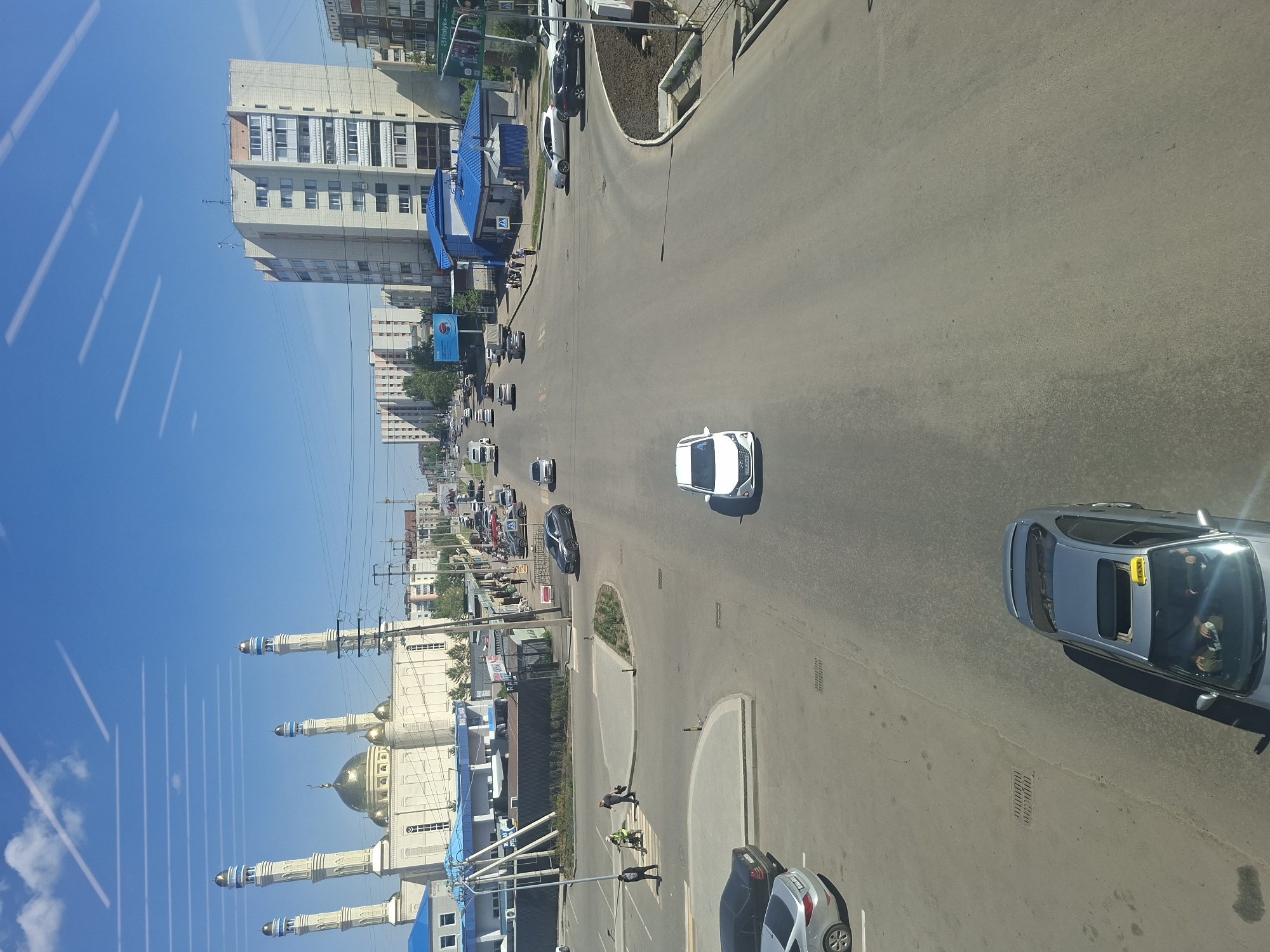 Morning scenes documented across Kokshetau shopping areas and landmarks