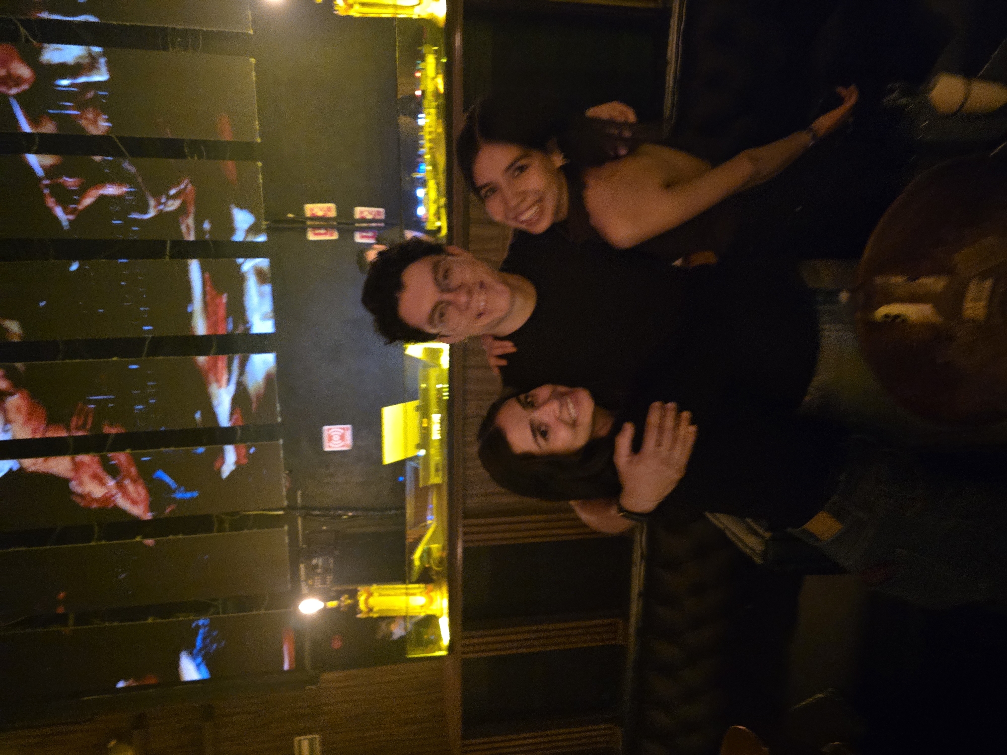 Nightclub gathering documented in Puebla with promotional displays
