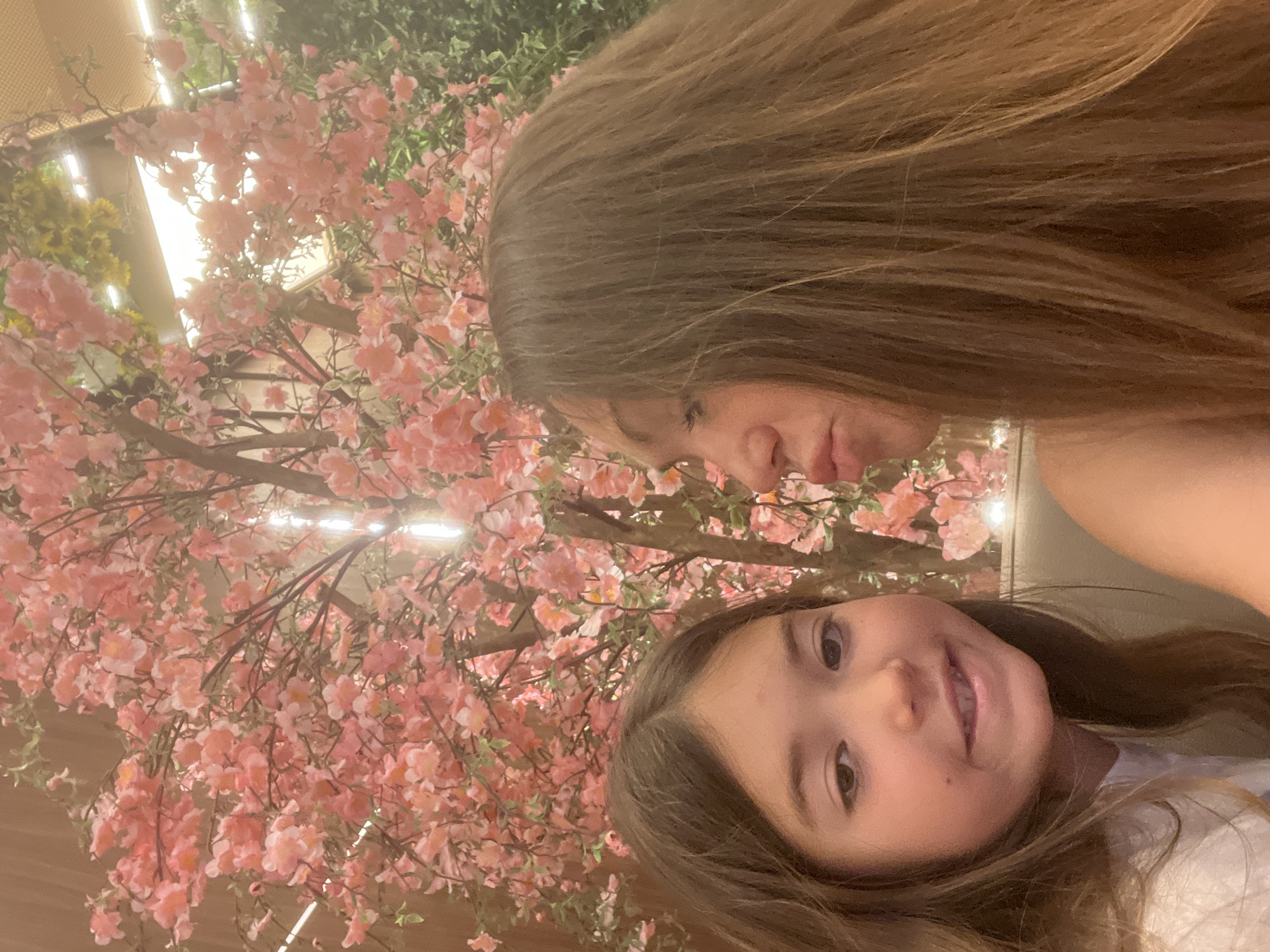 Family dines at Torreforta restaurant, captures multiple photos