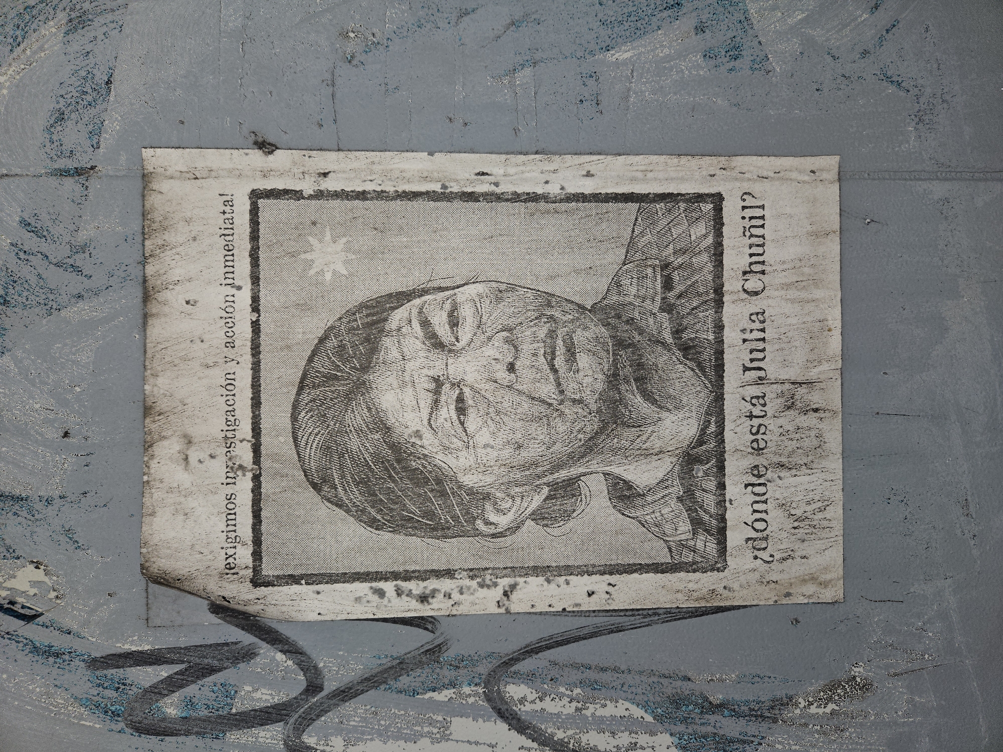 Street art and aging fliers documented in Osorno, Chile