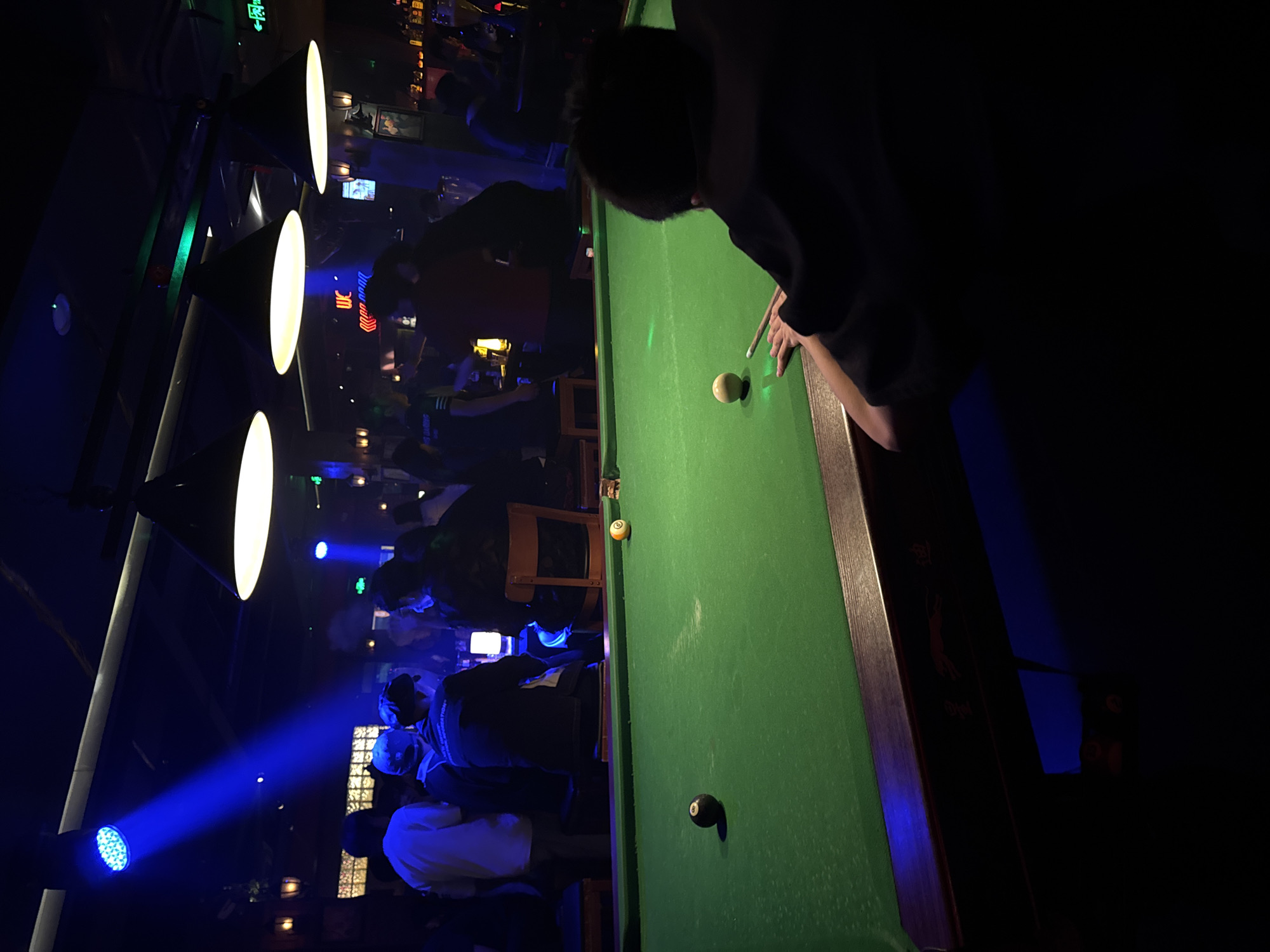 Evening leisure activities documented at Liangjiang entertainment venue
