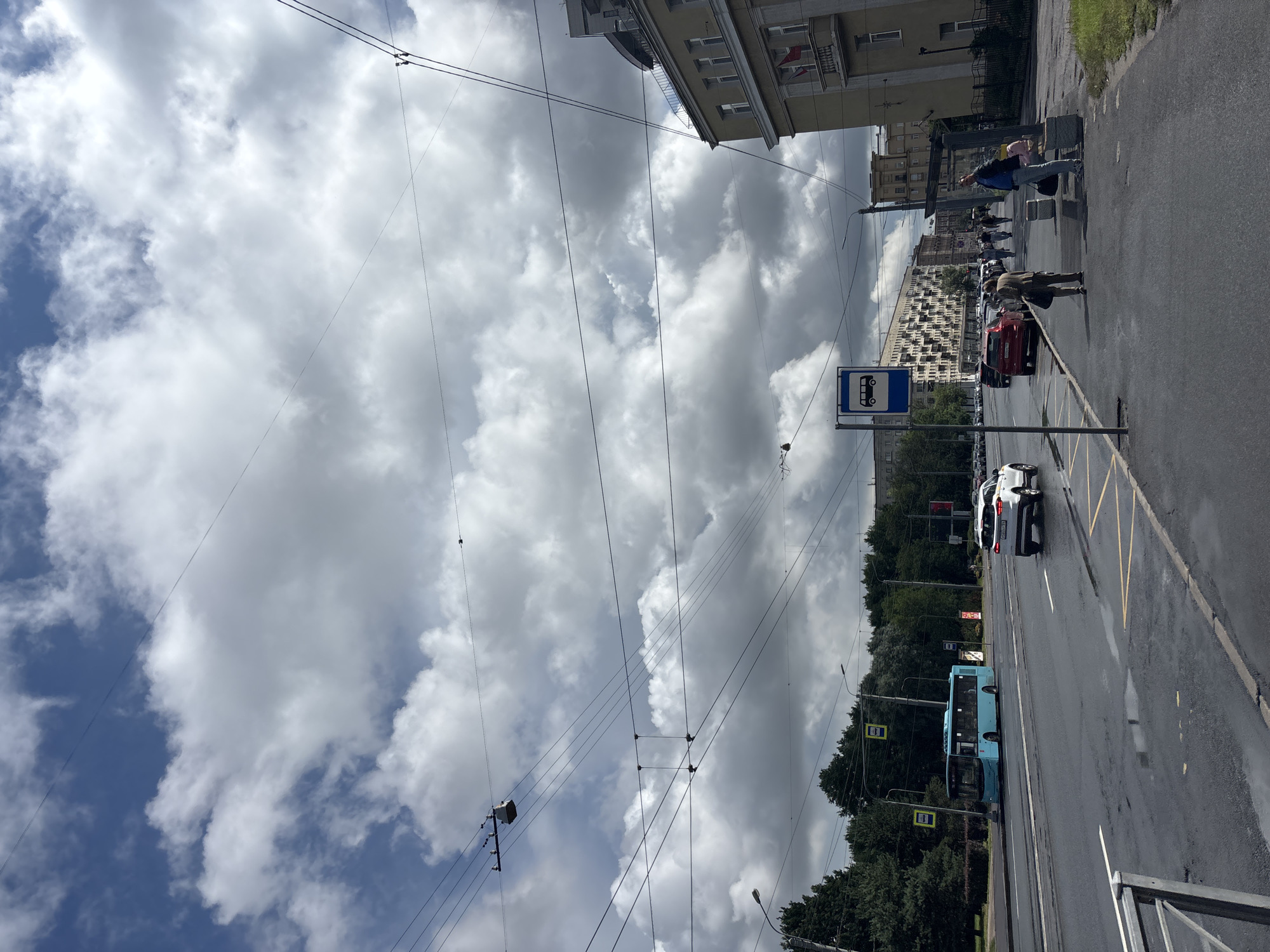 Saint Petersburg street life, architecture, and a medical facility