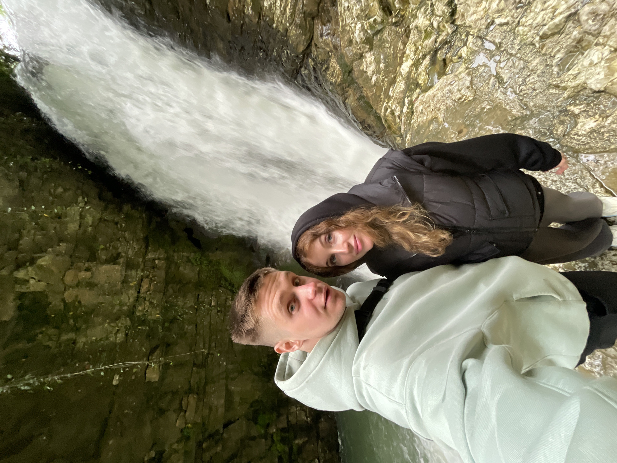Nature walk captures waterfalls, rivers, wildlife at unknown location