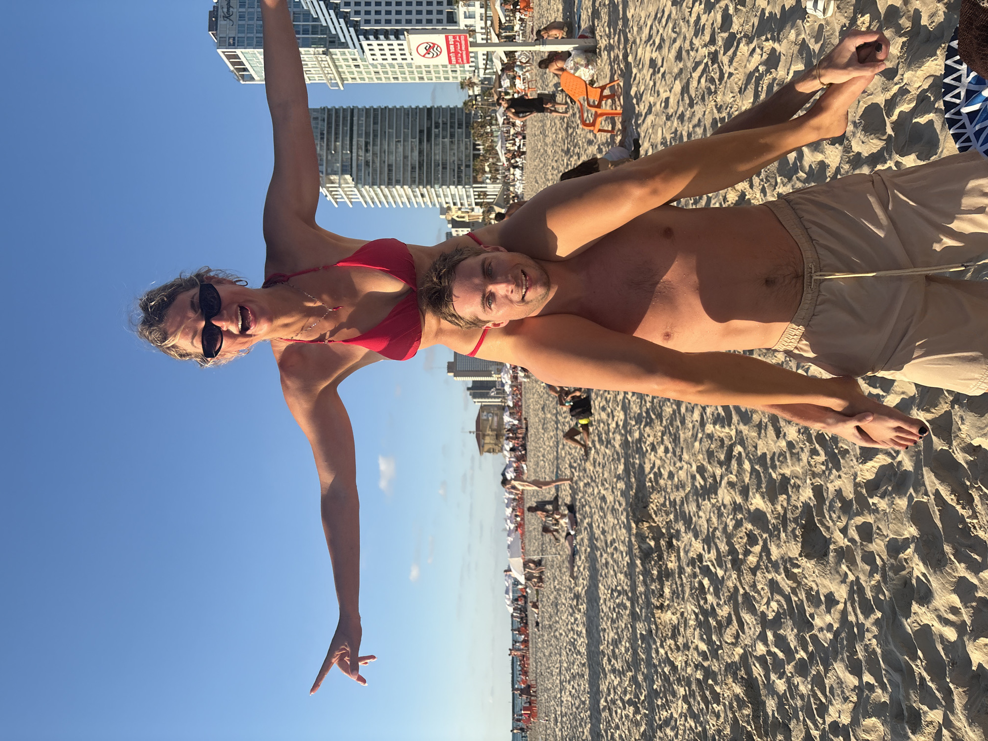 Beach day activities across Tel Aviv waterfront