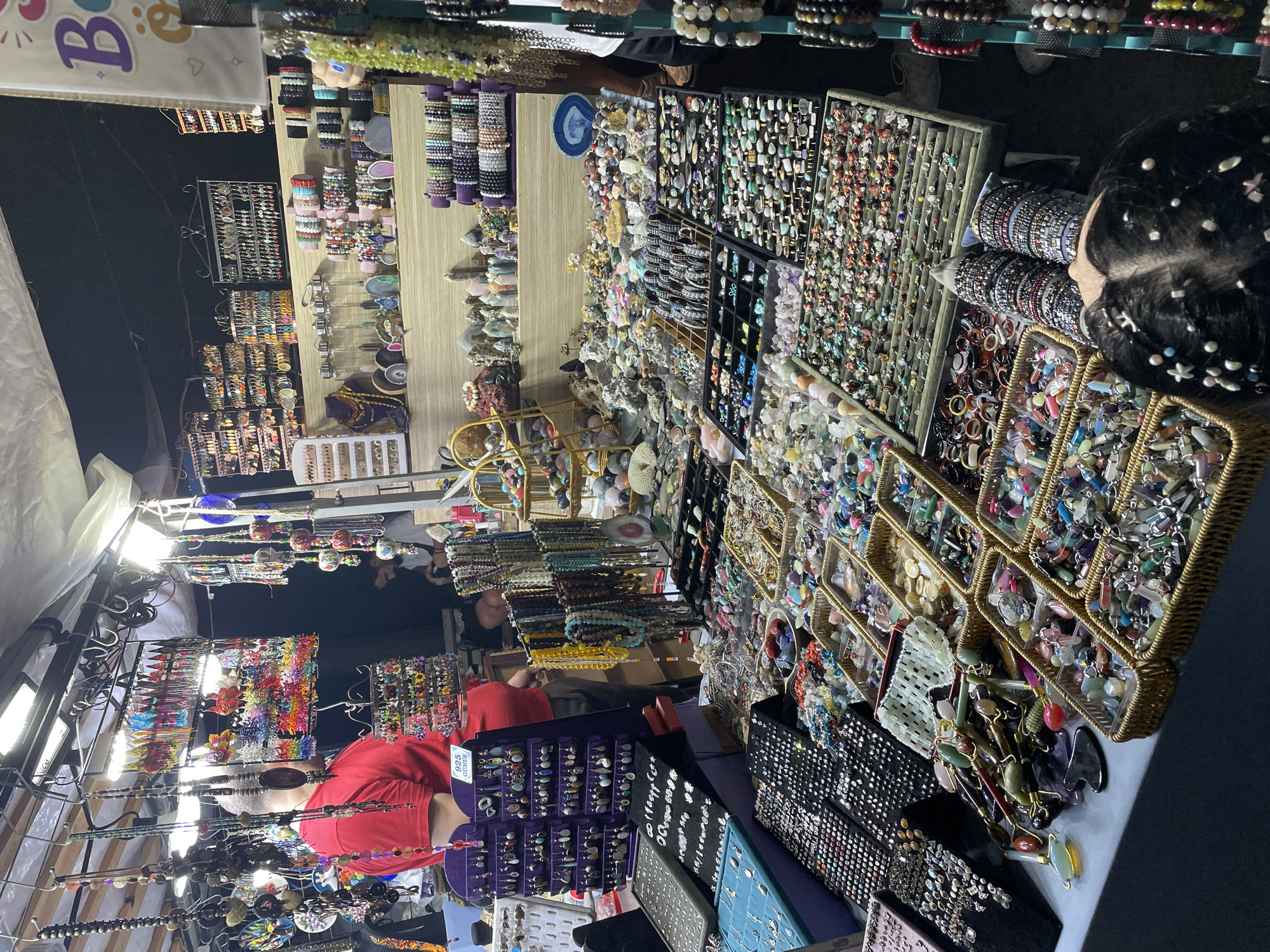 Kadıköy night market buzzing with stalls, street food, and locals