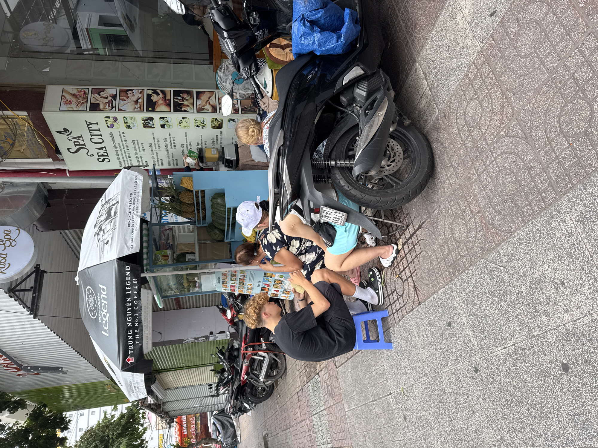 Street food and spa scenes in Nha Trang during Tet season