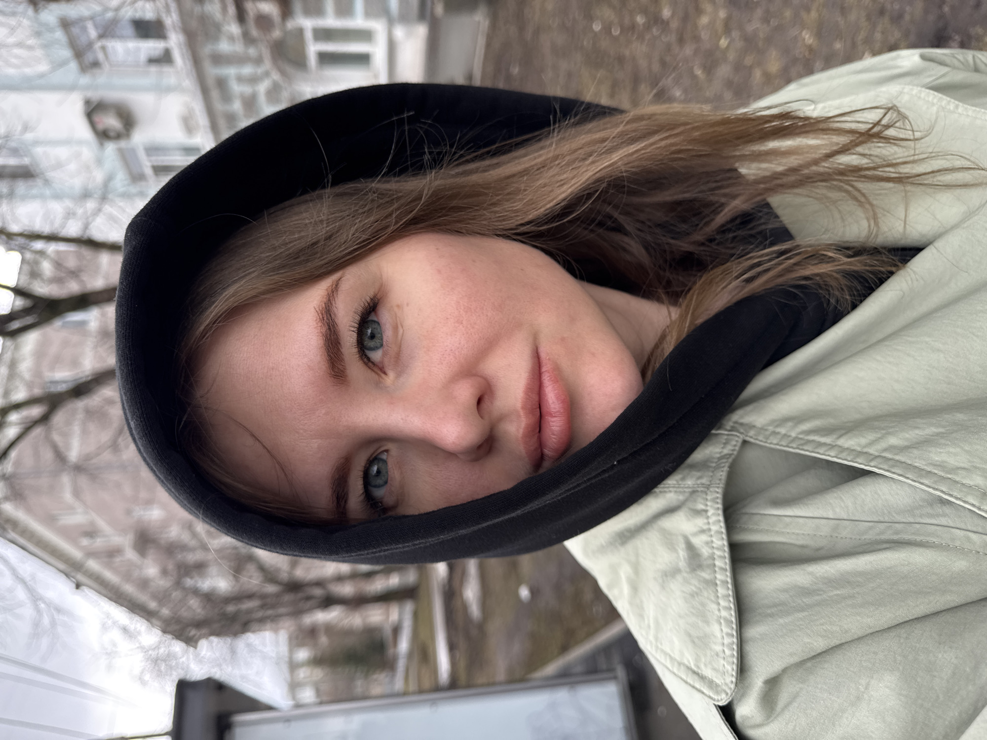 Morning street scenes documented in Perm, Russia