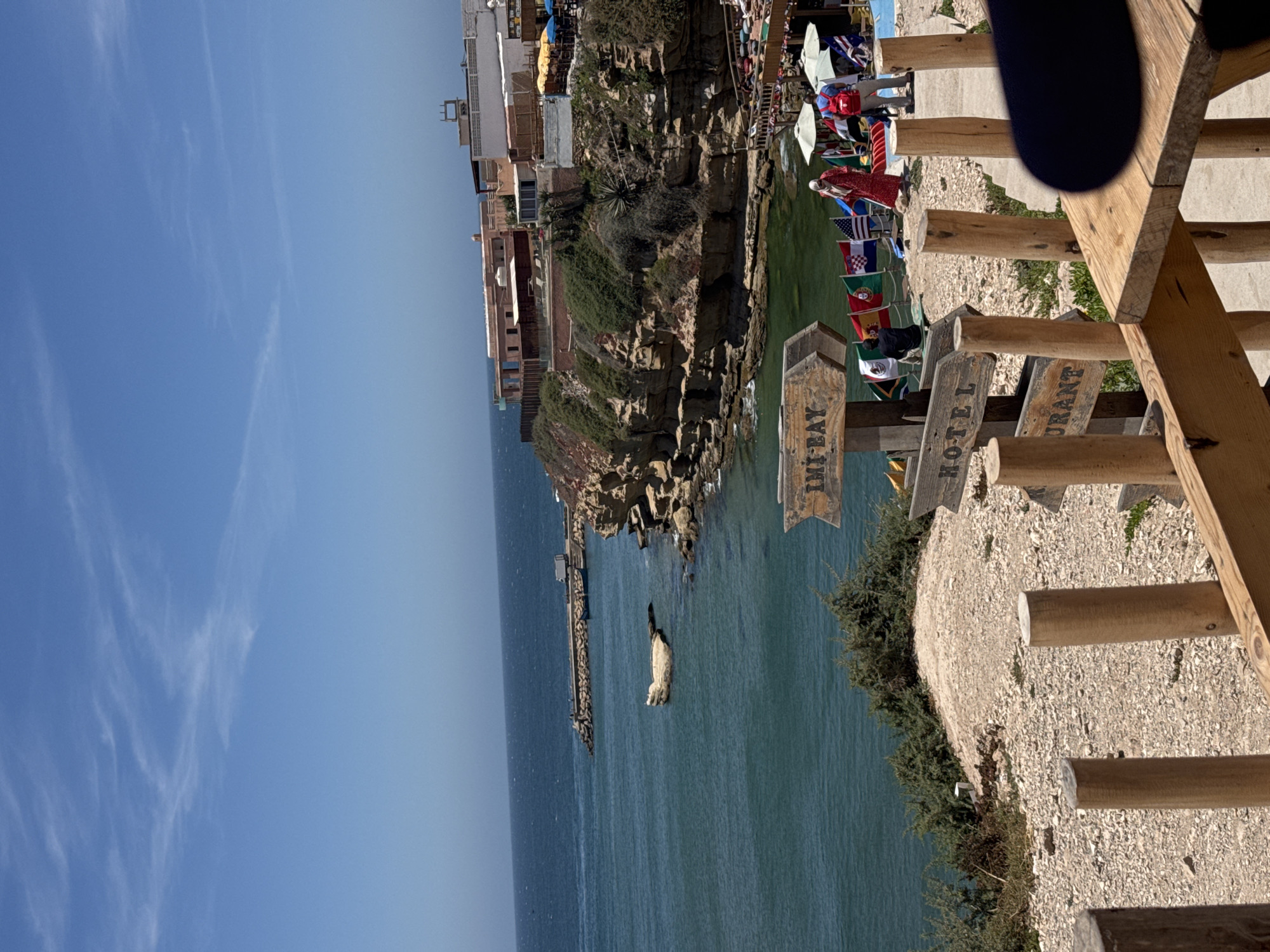 Coastal terrace dining with ocean views in Imsouane Morocco