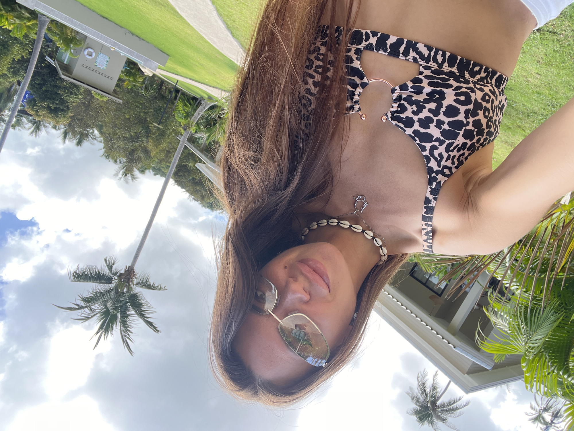 Leopard print and scooter vibes in tropical Ban Tai