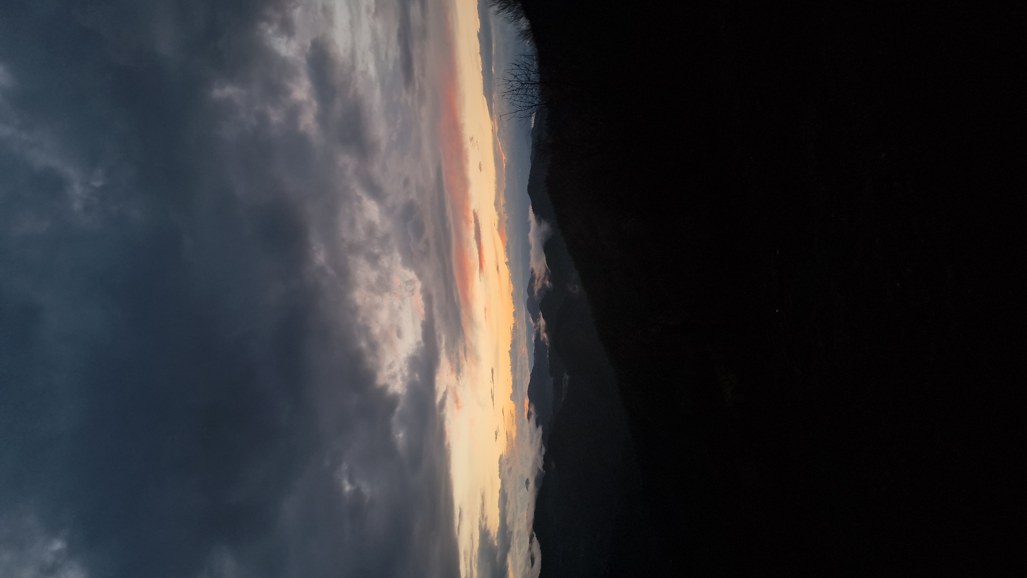 Dramatic dawn sky captured in Breza, Bulgaria