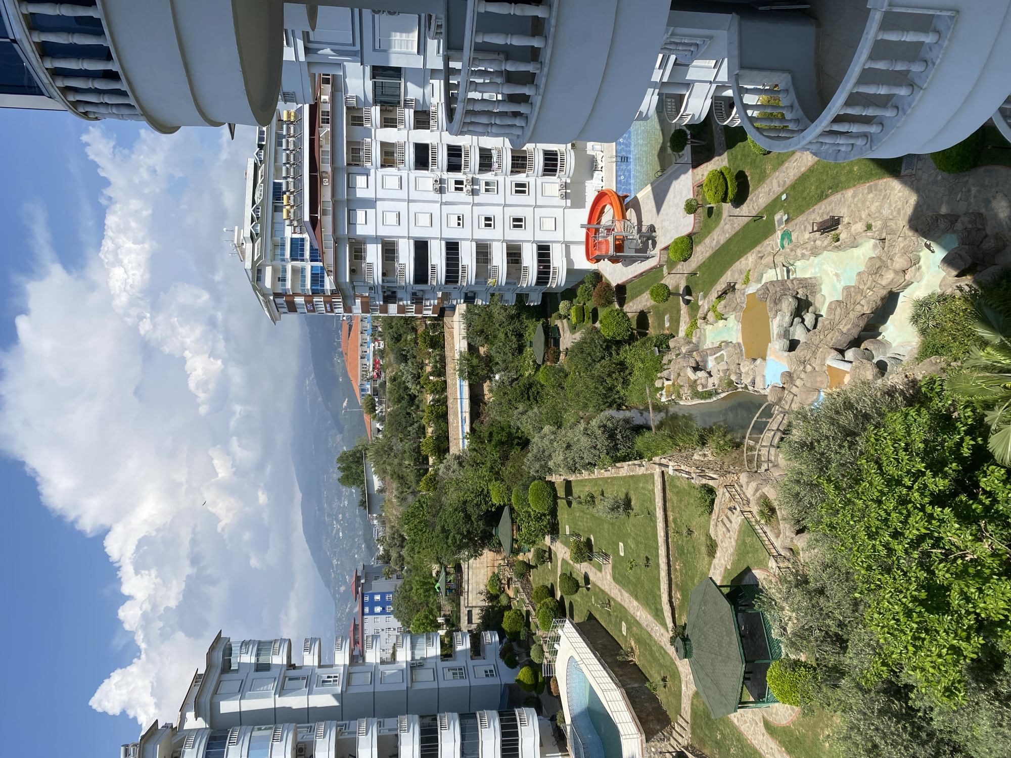 Sunny spring morning documented across Alanya, Turkey neighborhoods