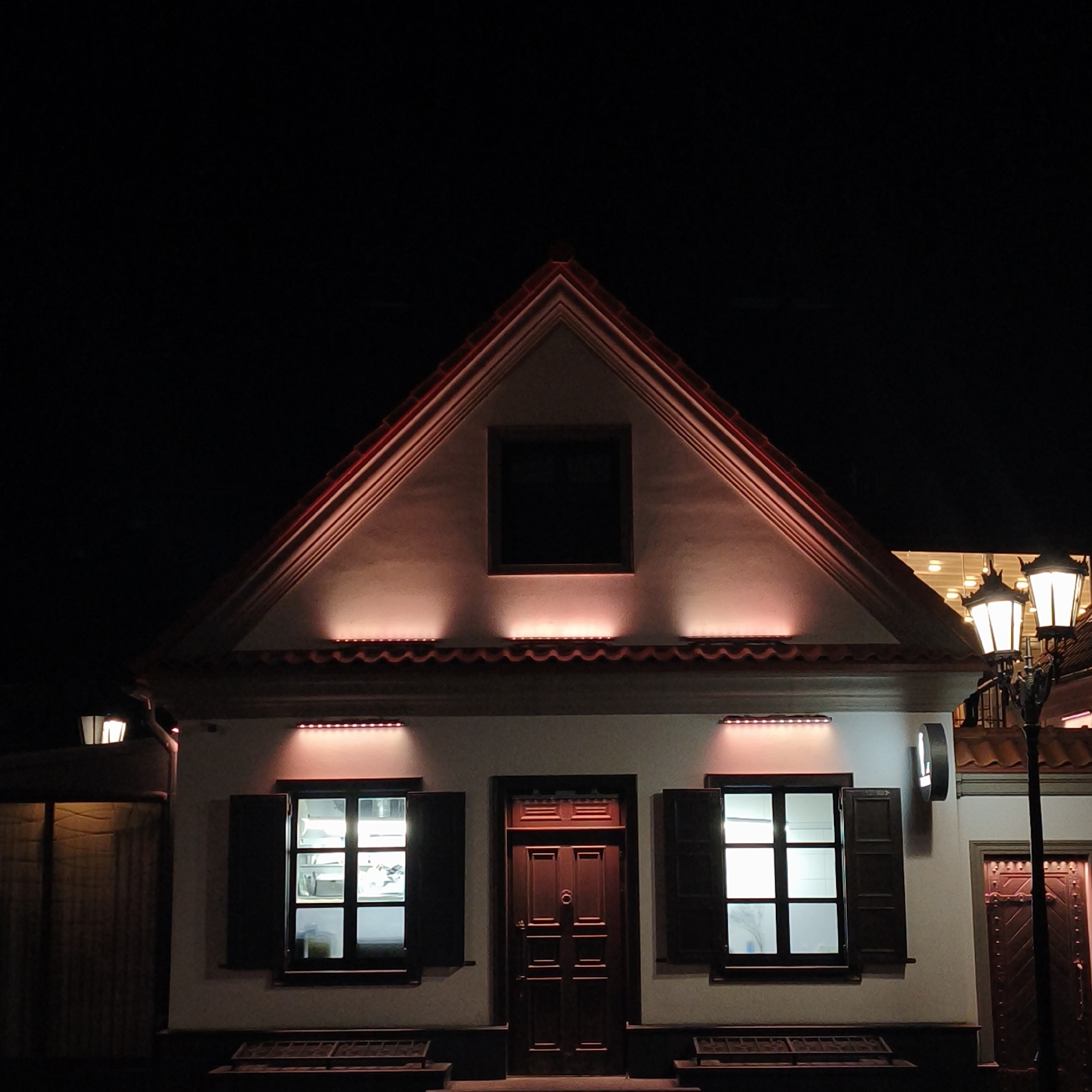Nighttime tour through historic Hrodna captures illuminated landmarks