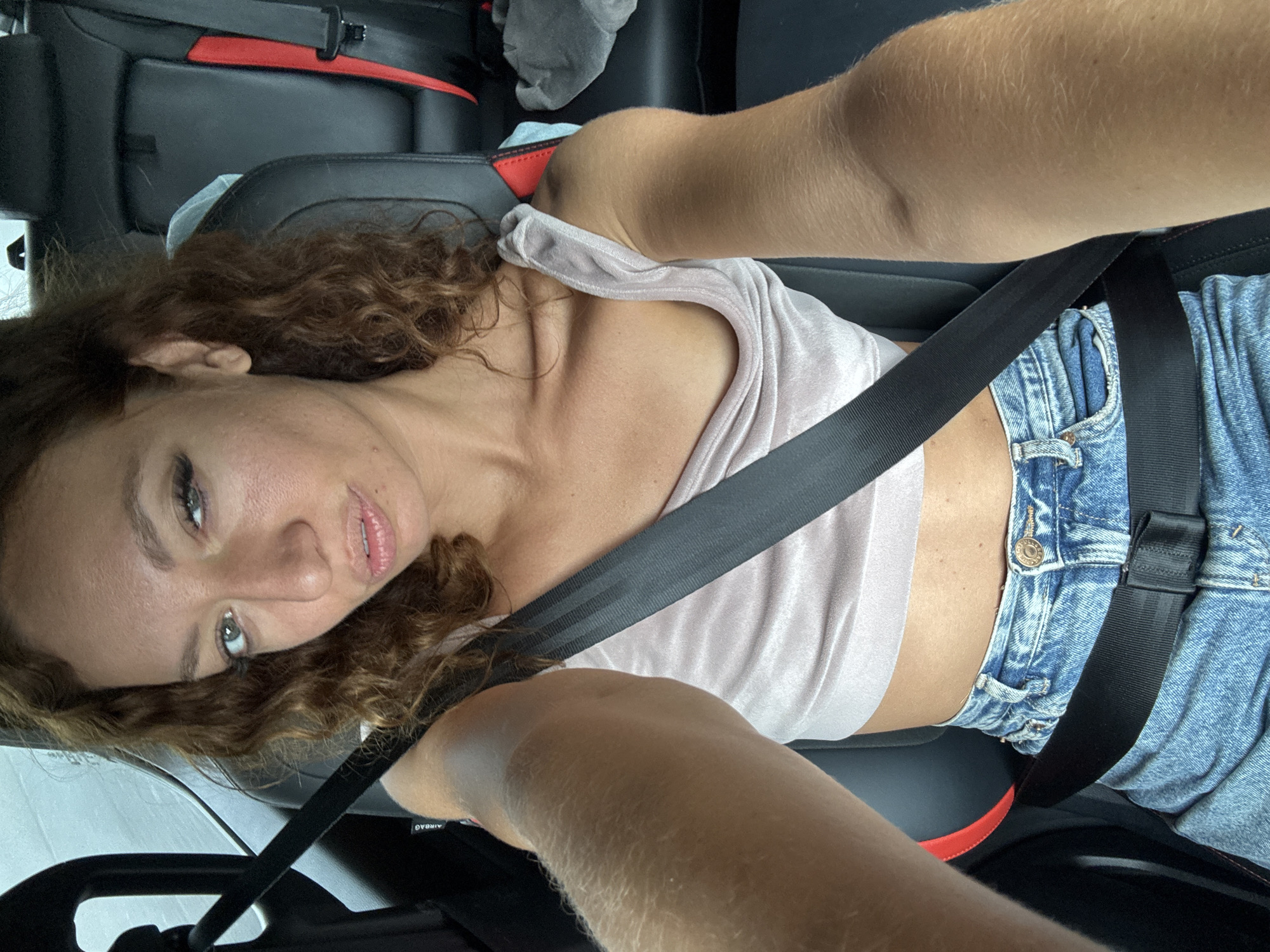Woman observed wearing seatbelt in vehicle in Hanoi