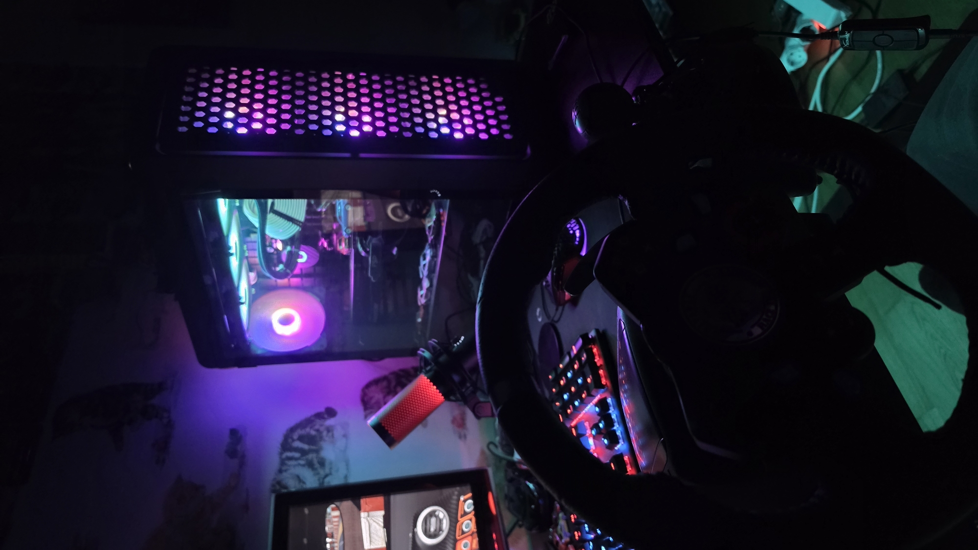 Gaming PC setup with RGB lighting spotted in Varna