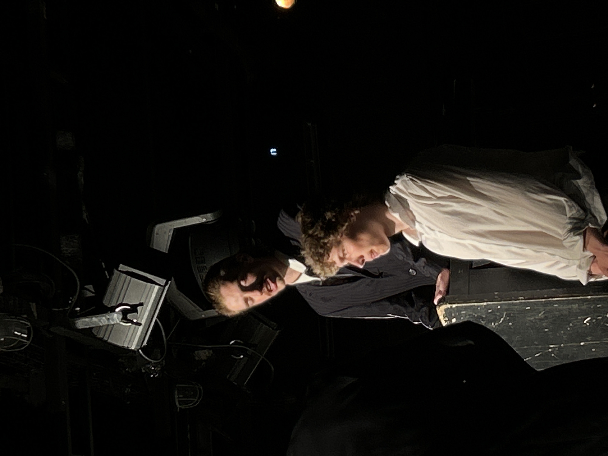 Theatrical performance or rehearsal documented by witnesses