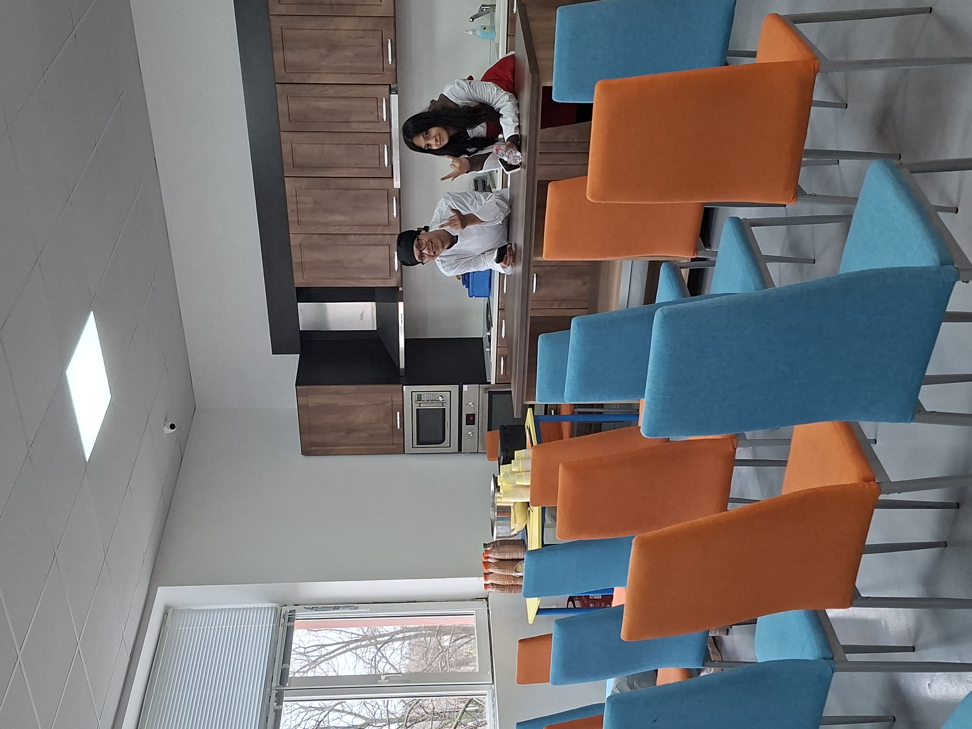 Food preparation setup observed in Dimitrovgrad kitchen