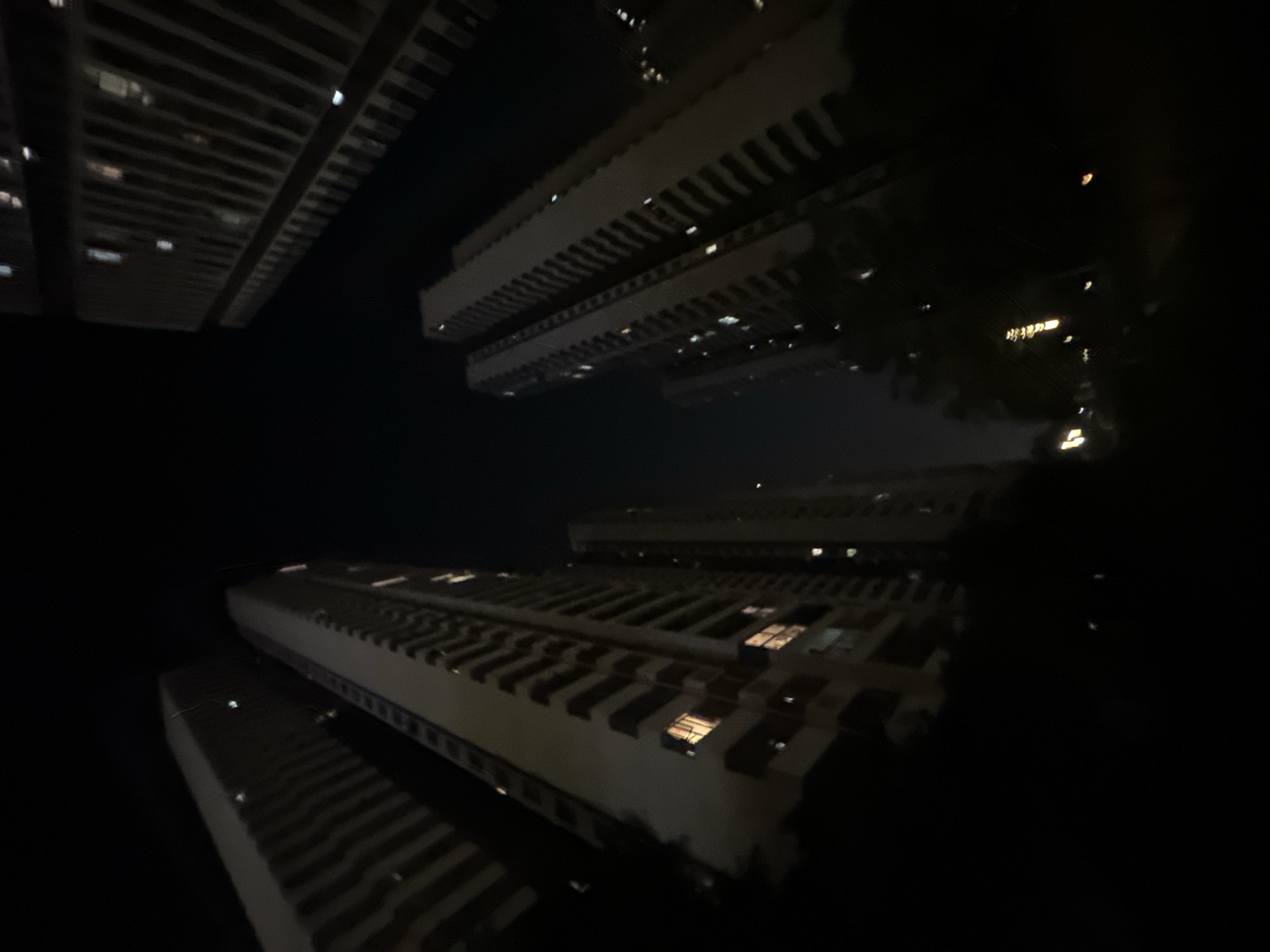 Nighttime urban documentation captured in Chongqing High-tech Zone