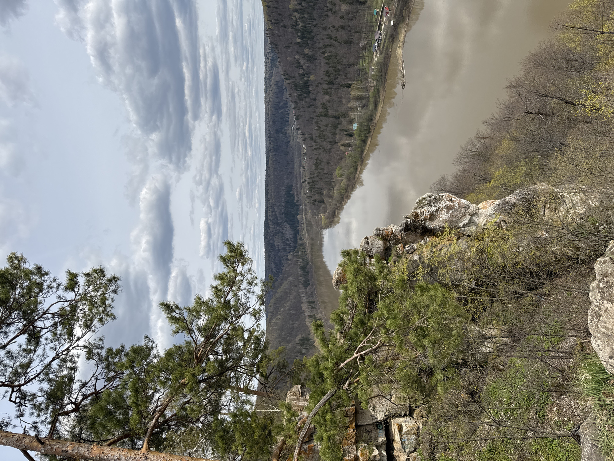 Spring nature documentation captured in Pavlovka river valley