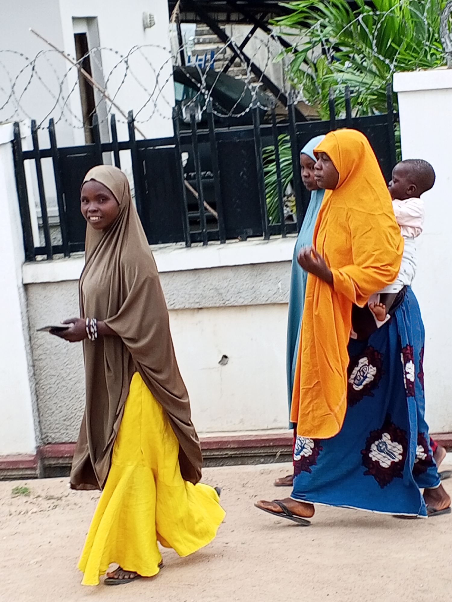 Morning street life documented in Nigerian villages