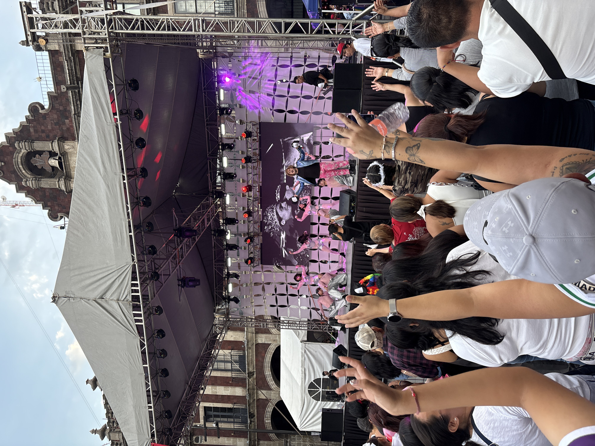 Pride celebration fills Cuernavaca's Zócalo with live performances