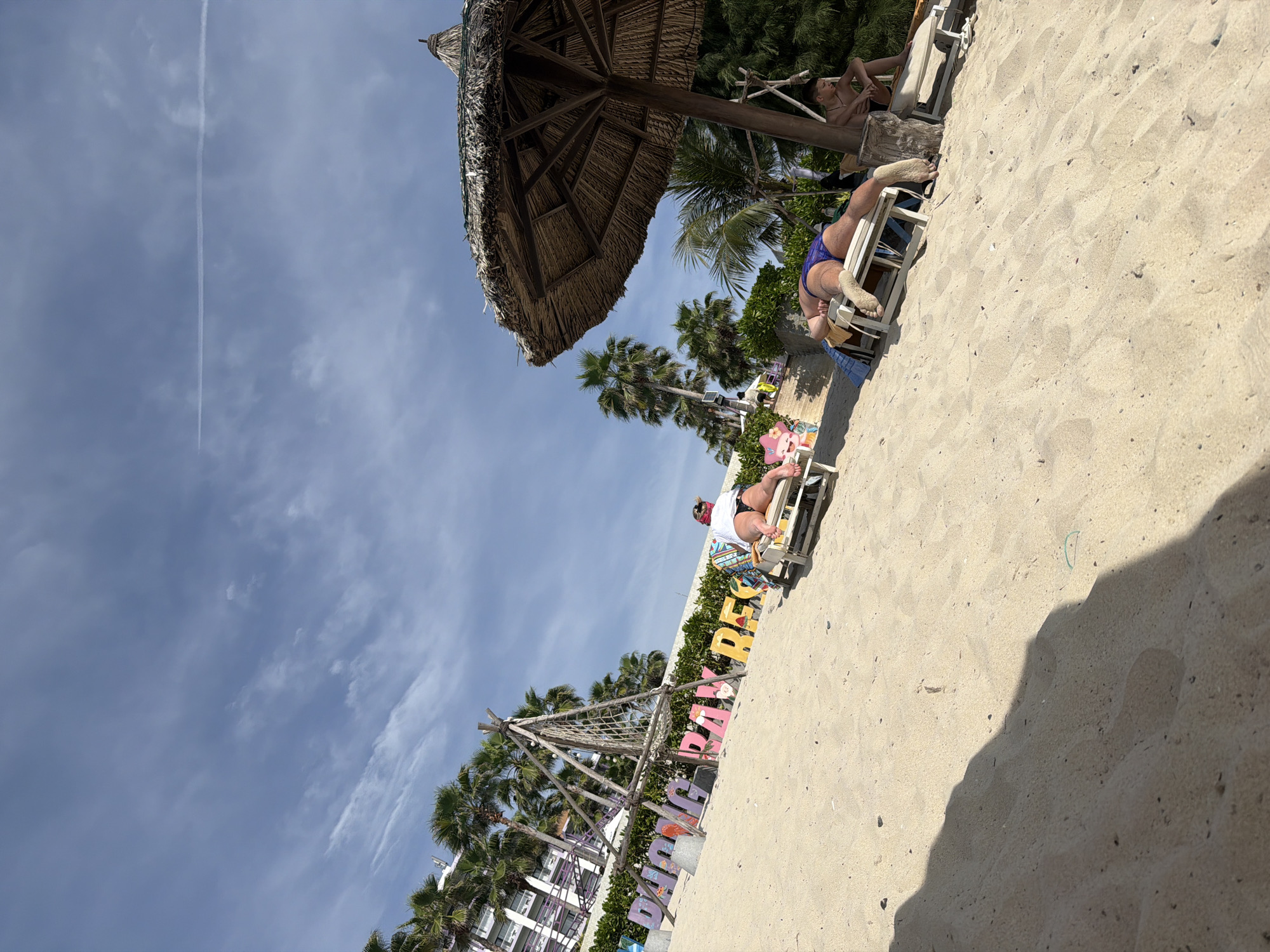 Late-night beach vacation documented at Vietnamese resort