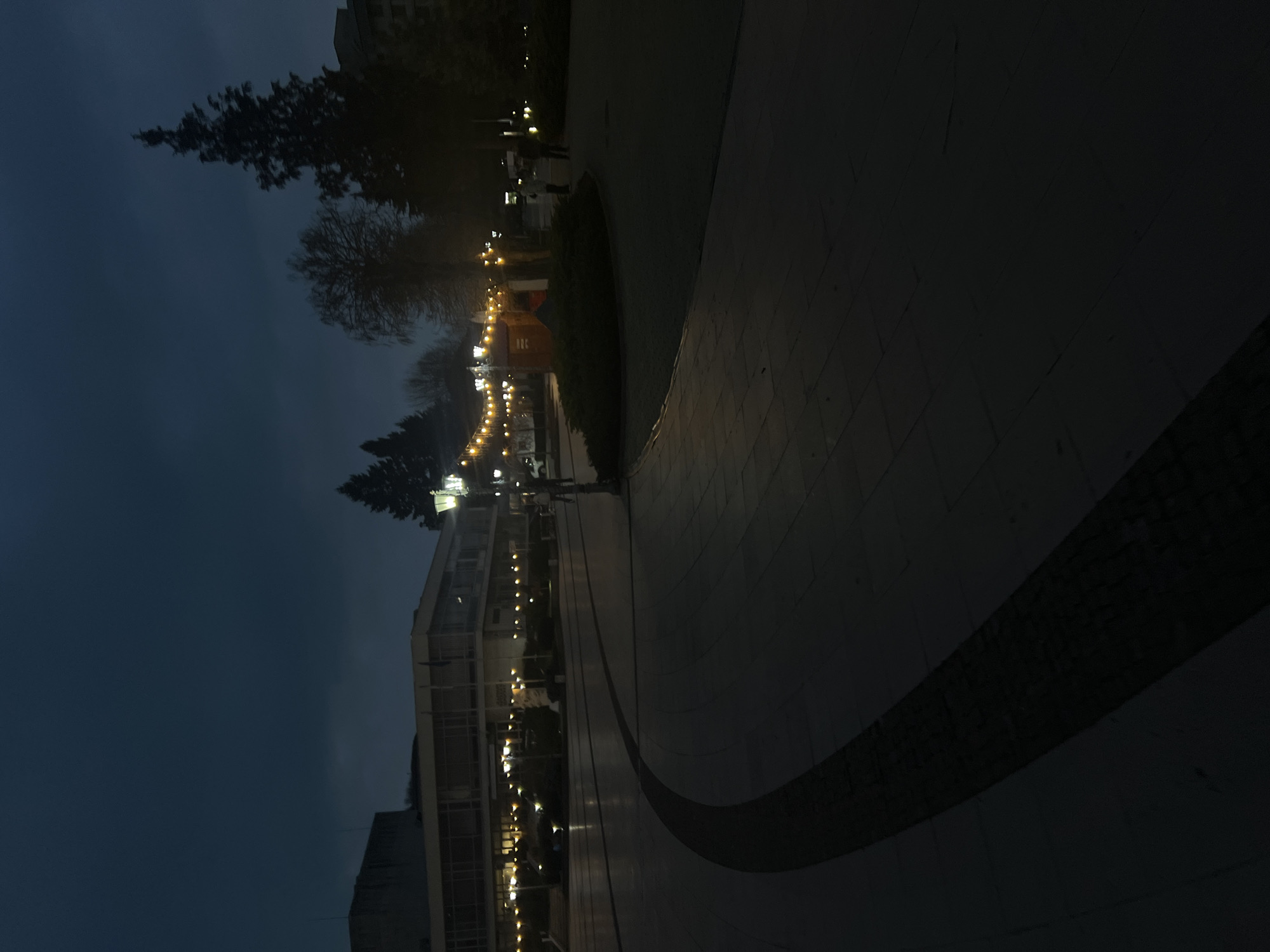 Evening stroll and dining captured in Zlatograd, Bulgaria